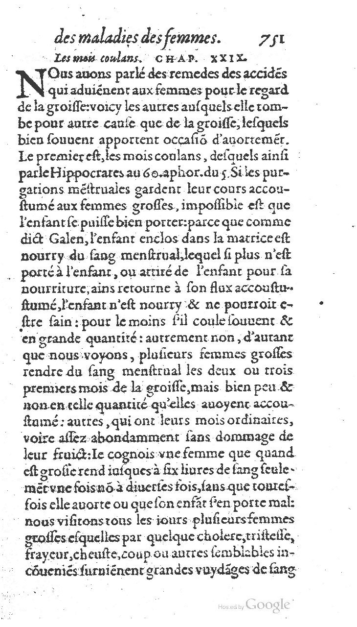 1585 - Jacques du Puis - Trésor des remèdes secrets pour les maladies des femmes - BnF
