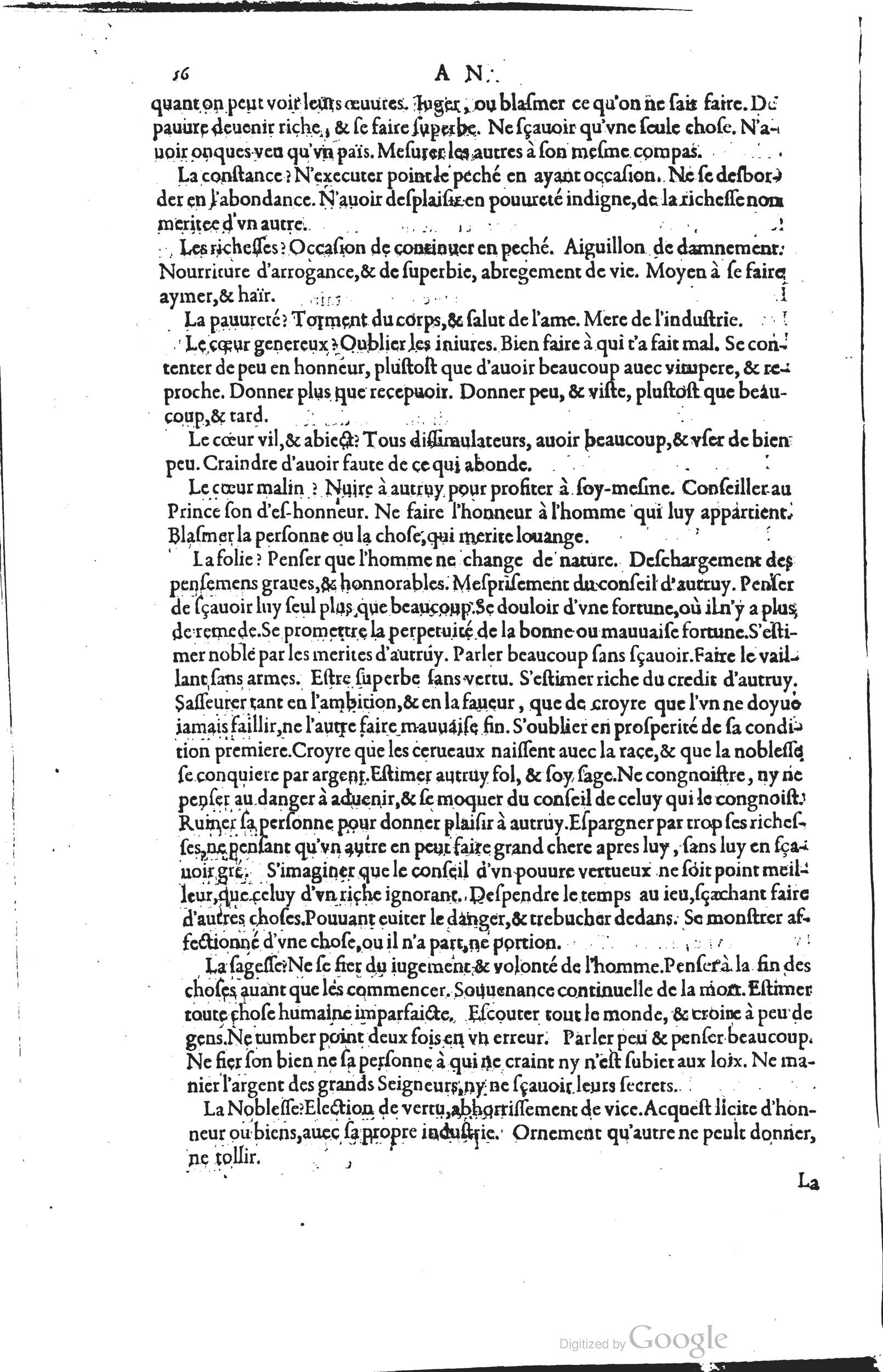 1585 - Barthélemy Honorat - Bibliothèques françaises - BSB Munich