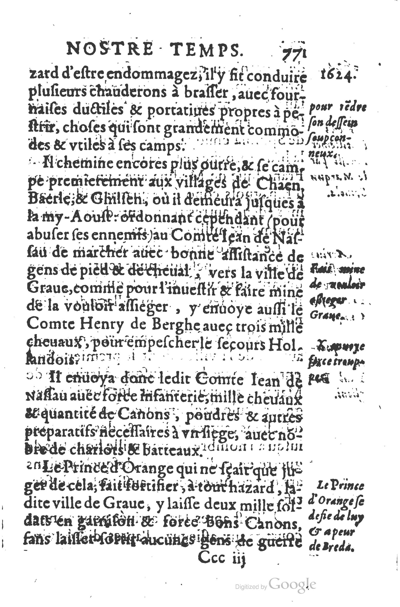 1626 - Joseph Bouillerot - Trésor de l’histoire générale de notre temps - BSB Munich
