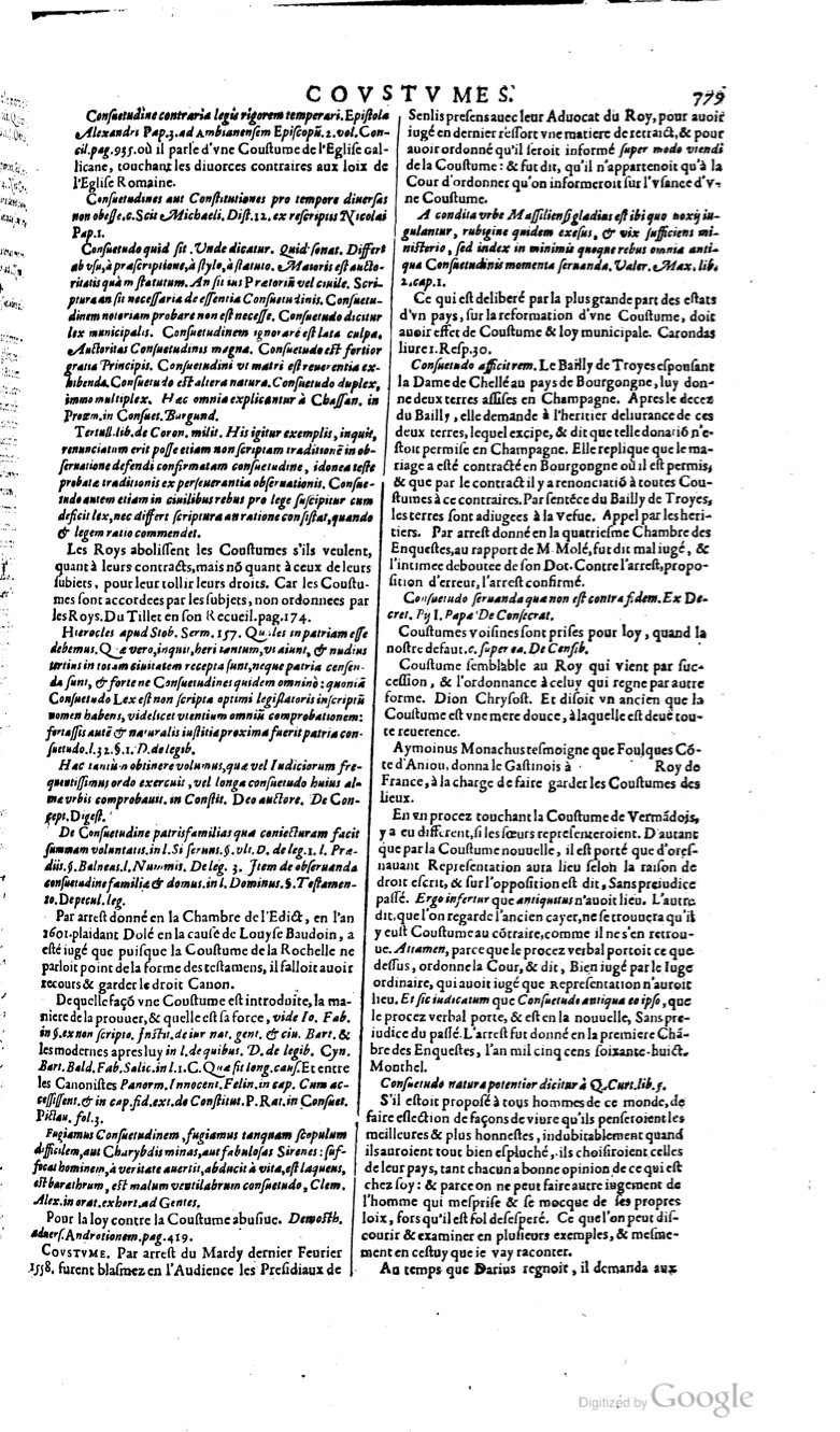 1629 - Veuve Nicolas Buon - Trésor du droit français (29620 T. 1) - BM Lyon