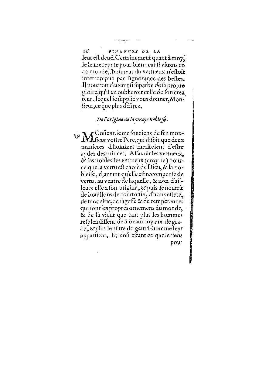 1572 - Nicolas Du Chemin - Finances et Trésor de la plume française - BM Lyon