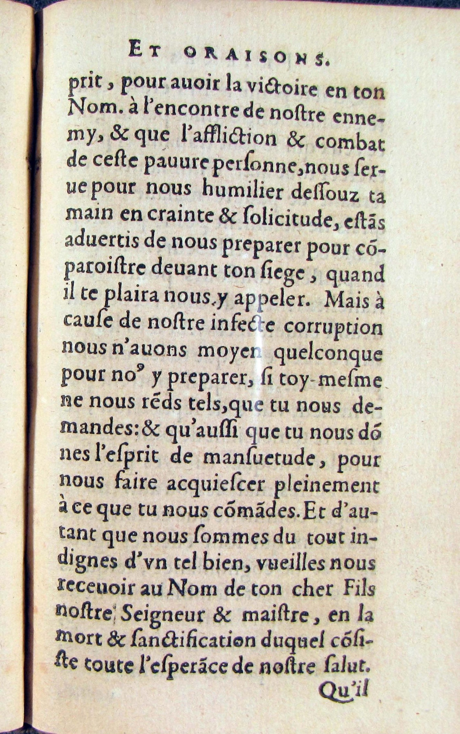 1572 - Antoine Certia - Trésor des prières, oraisons et instructions chrétiennes - Nîmes