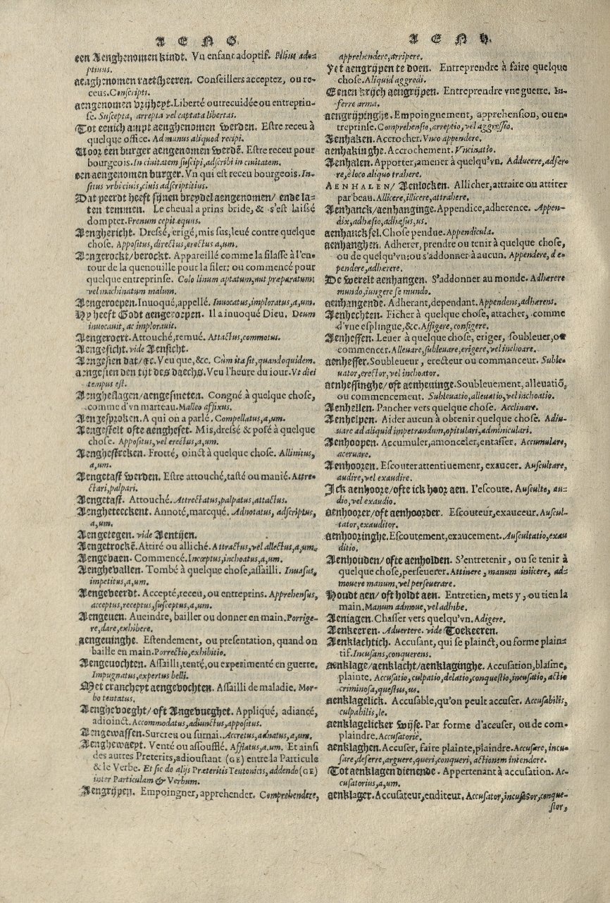 1573 - Christophe Plantin - Trésor du langage bas-allemand - Greifswald 1573 - Christophe Plantin - Trésor du langage bas-allemand - Greifswald