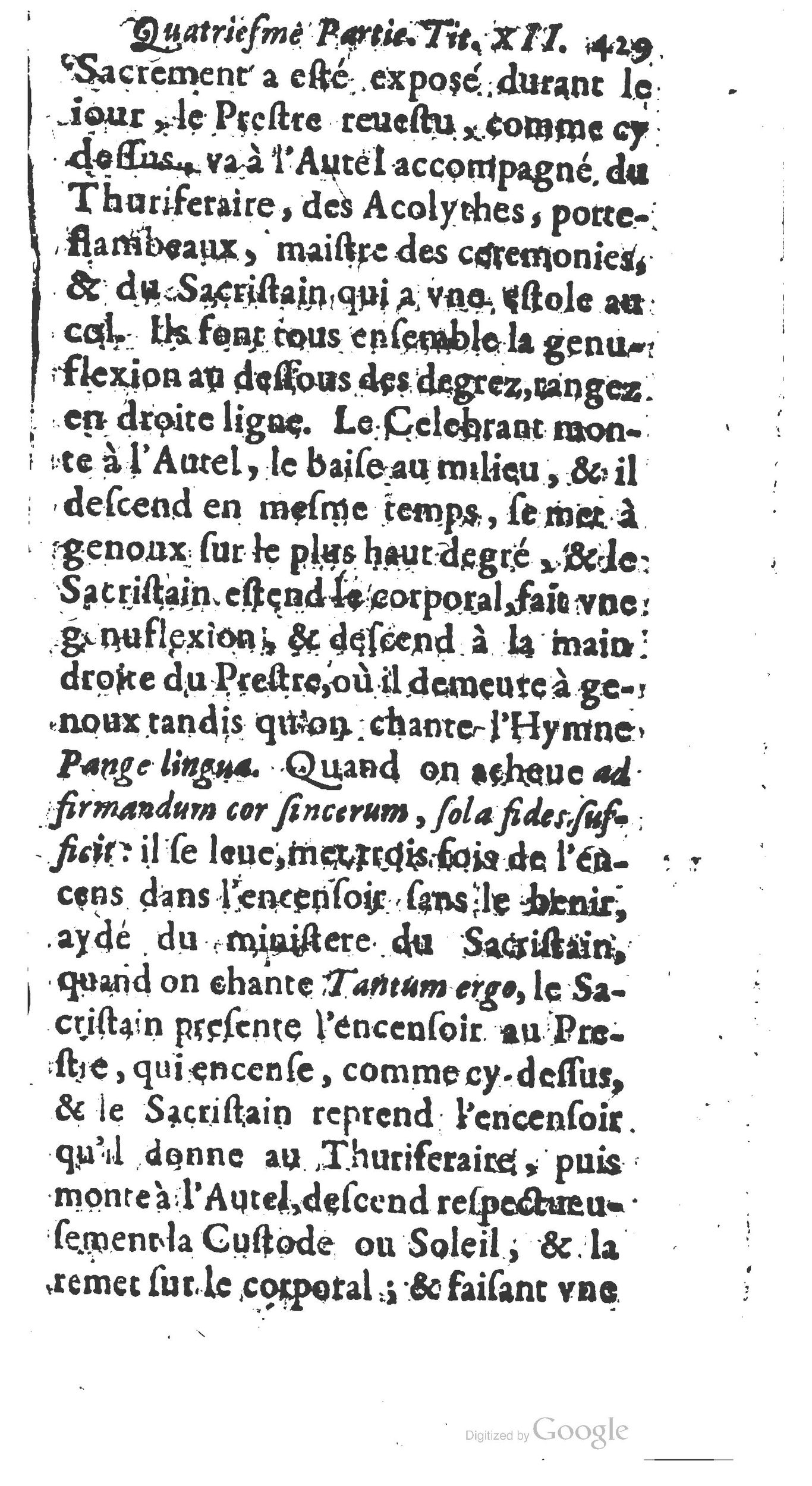 1651 - Jean Guillermet - Abrégé du trésor des cérémonies ecclésiastiques - BM Lyon