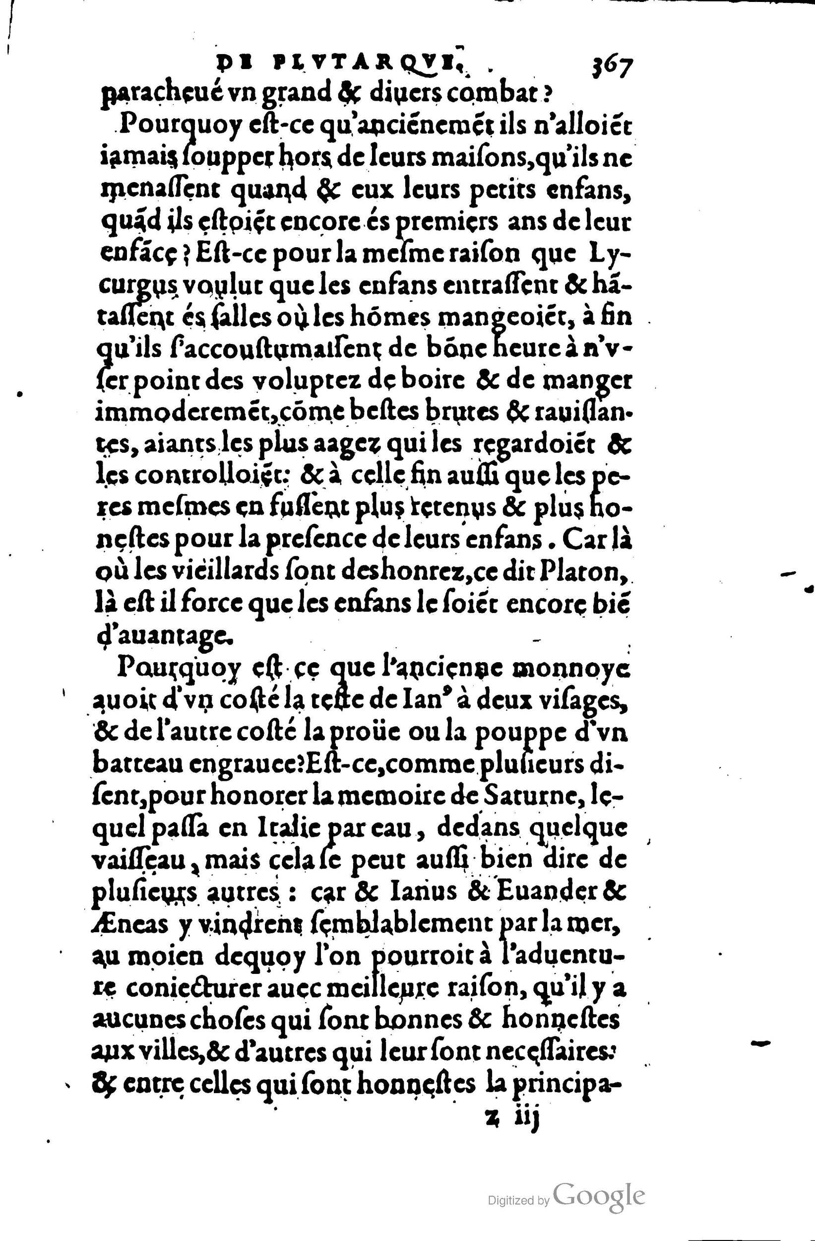 1578 - Jean Poupy - Trésor des morales de Plutarque - BSB Munich