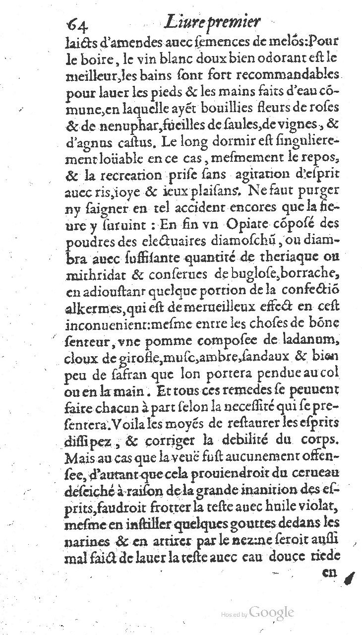 1585 - Jacques du Puis - Trésor des remèdes secrets pour les maladies des femmes - BnF