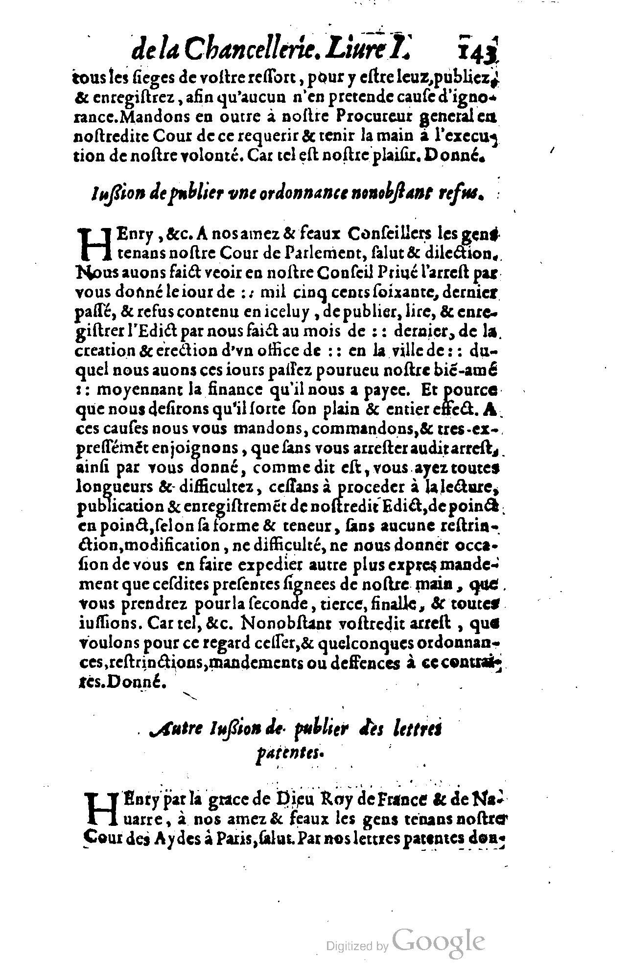 1614 - Jean Richer - Trésor du nouveau style et protocole de la chancellerie de France - BSB Munich 1614 - Jean Richer - Trésor du nouveau style et protocole de la chancellerie de France - BSB Munich