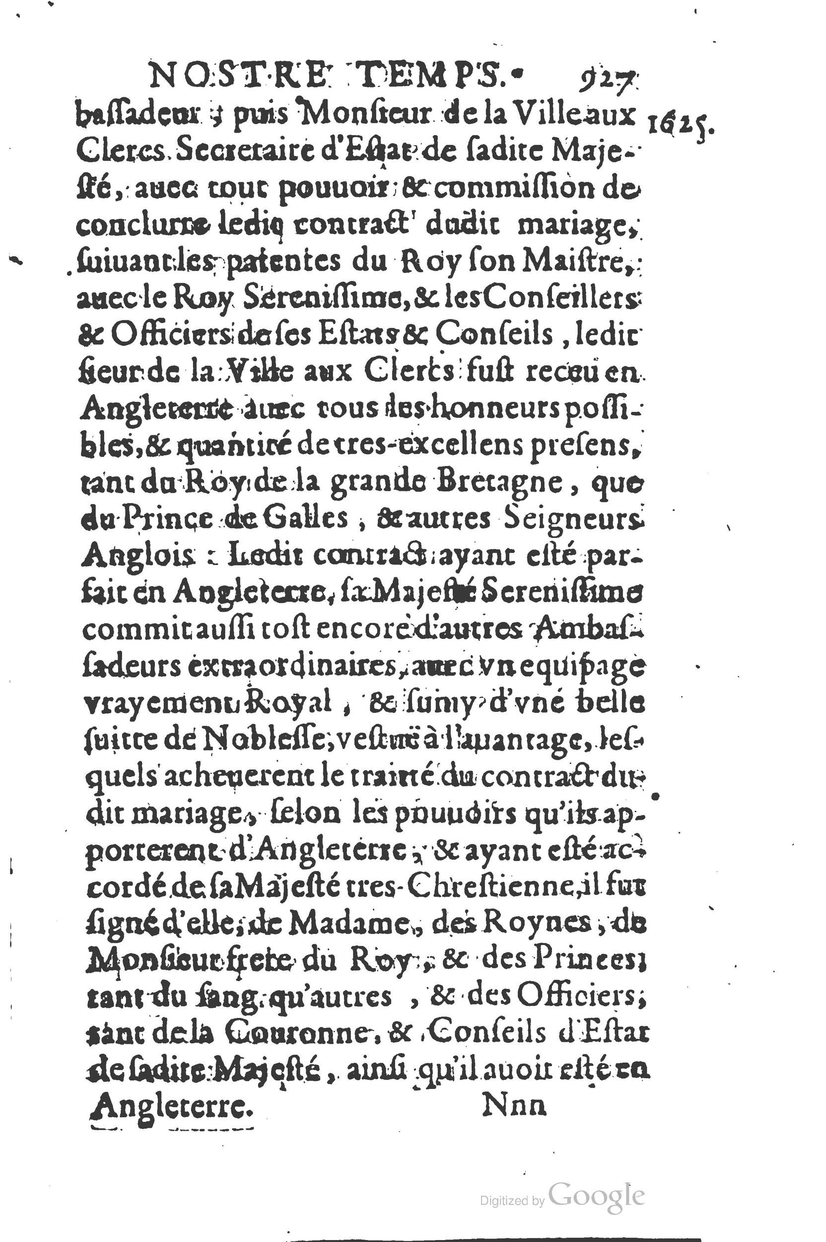 1626 - Joseph Bouillerot - Trésor de l’histoire générale de notre temps - BSB Munich