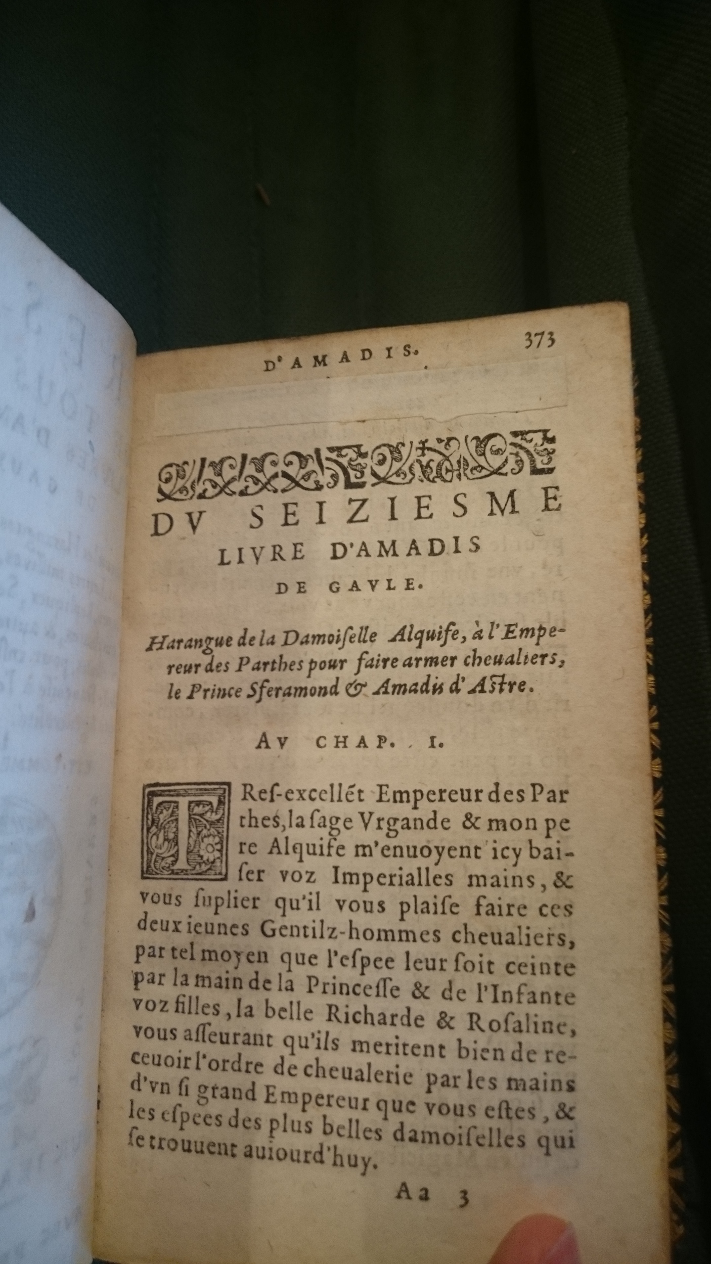 1582 - Jean Huguetan - Trésor des Amadis - BnF Arsenal