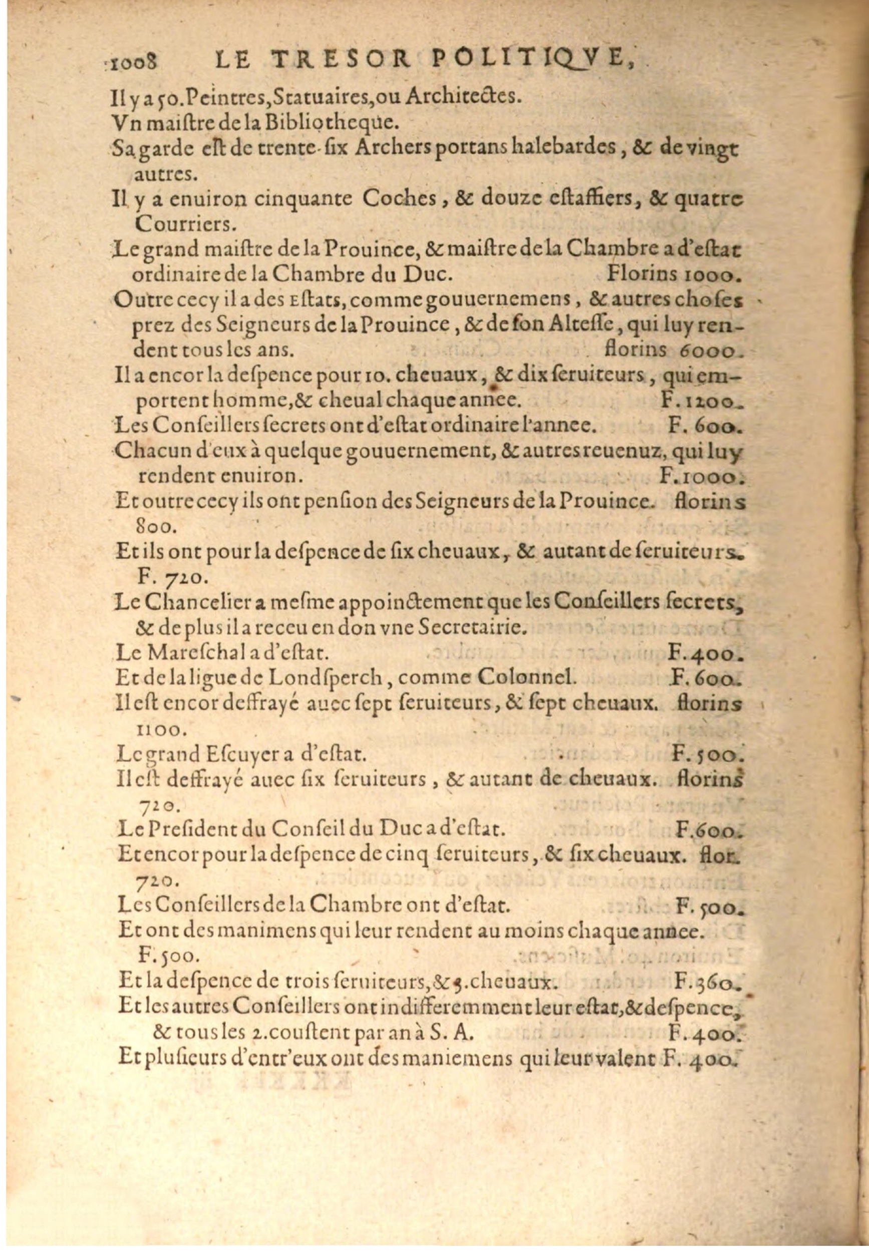 1608 - Nicolas Du Fossé - Trésor politique - BSB Munich