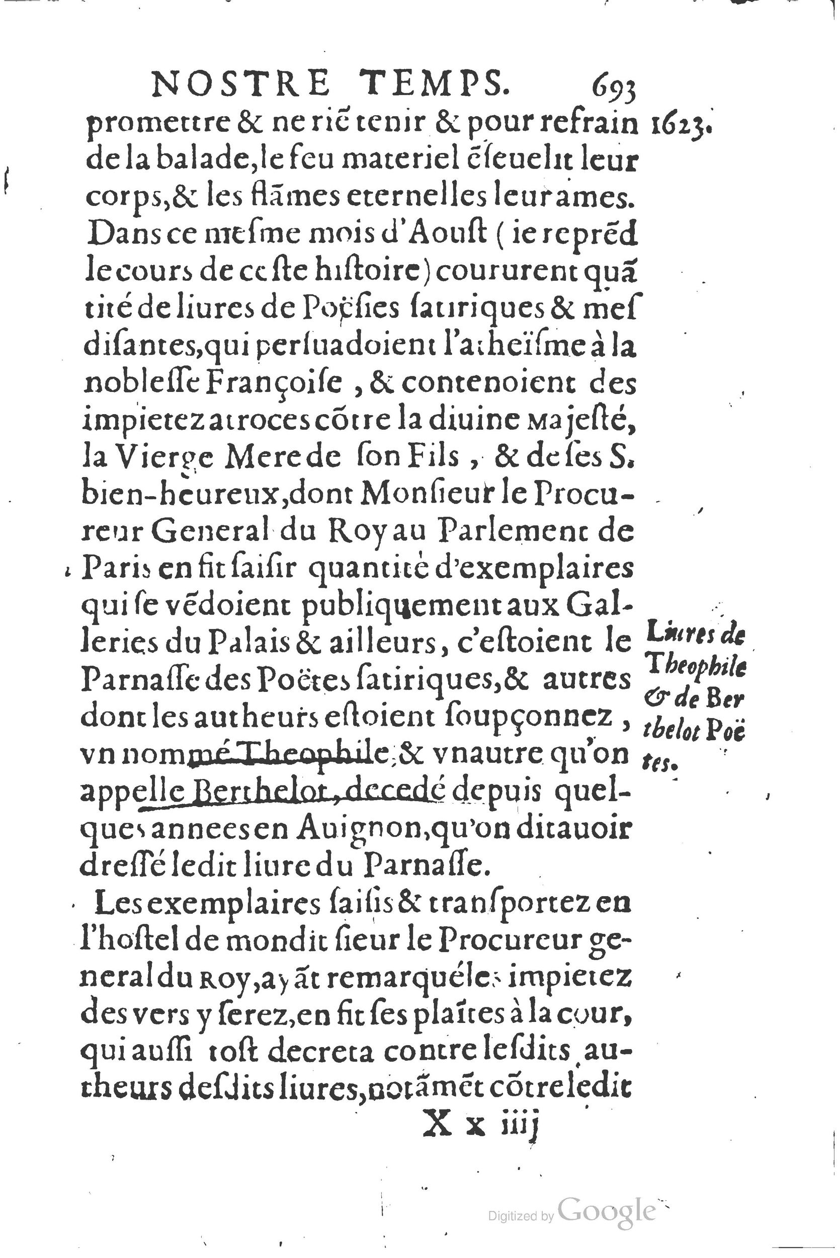 1626 - Joseph Bouillerot - Trésor de l’histoire générale de notre temps - BSB Munich