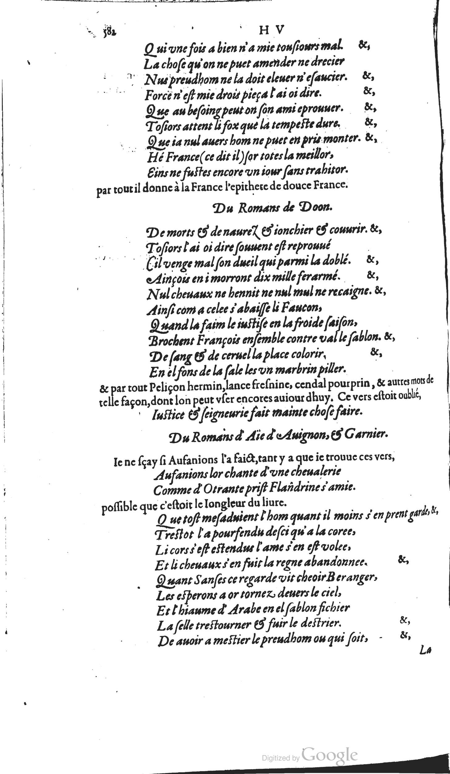 1585 - Barthélemy Honorat - Bibliothèques françaises - BSB Munich