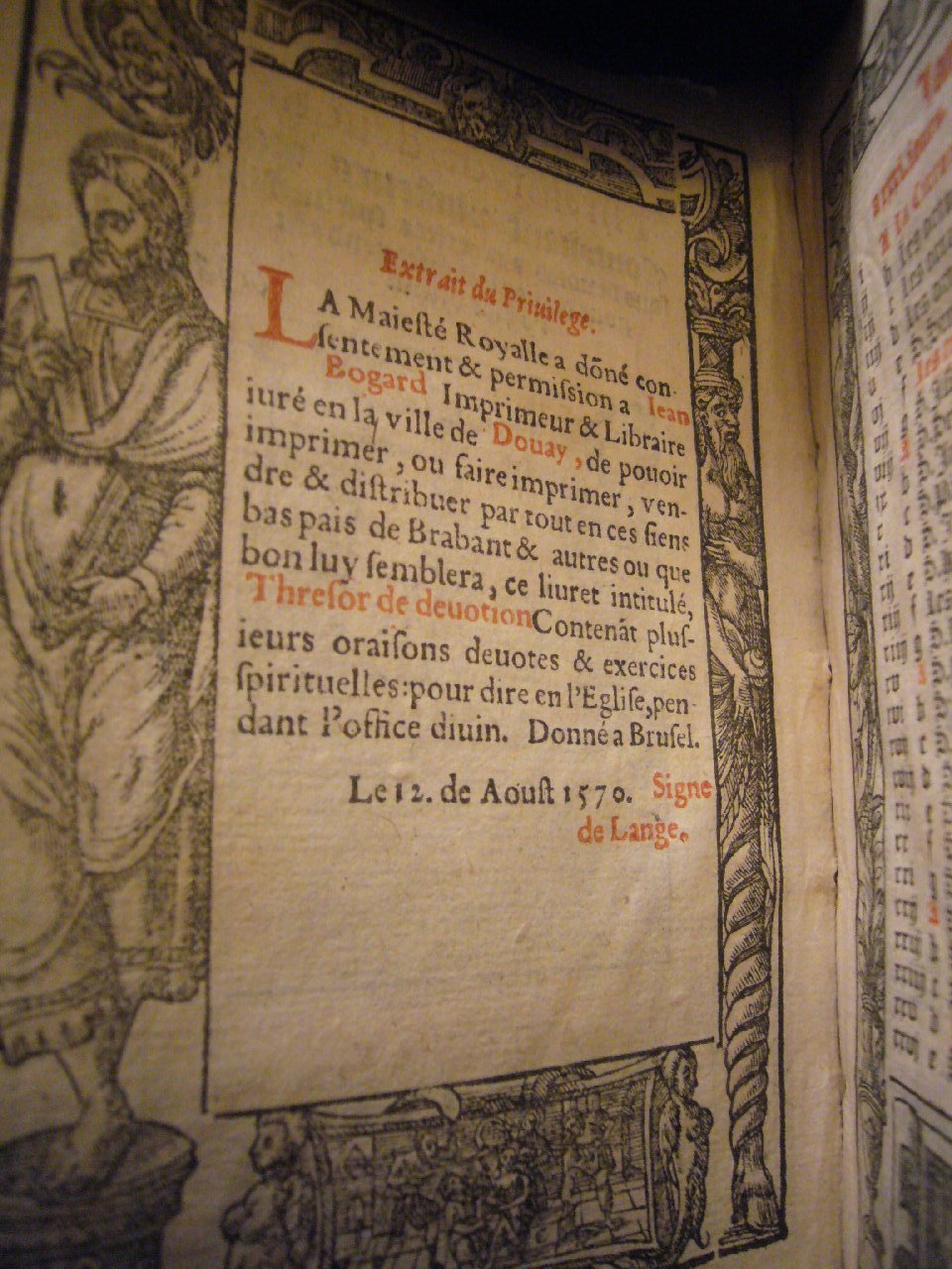 1574 - Jean Bogart - Trésor de dévotion contenant plusieurs oraisons dévotes et exercices spirituels - BnF 1574 - Jean Bogart - Trésor de dévotion contenant plusieurs oraisons dévotes et exercices spirituels - BnF
