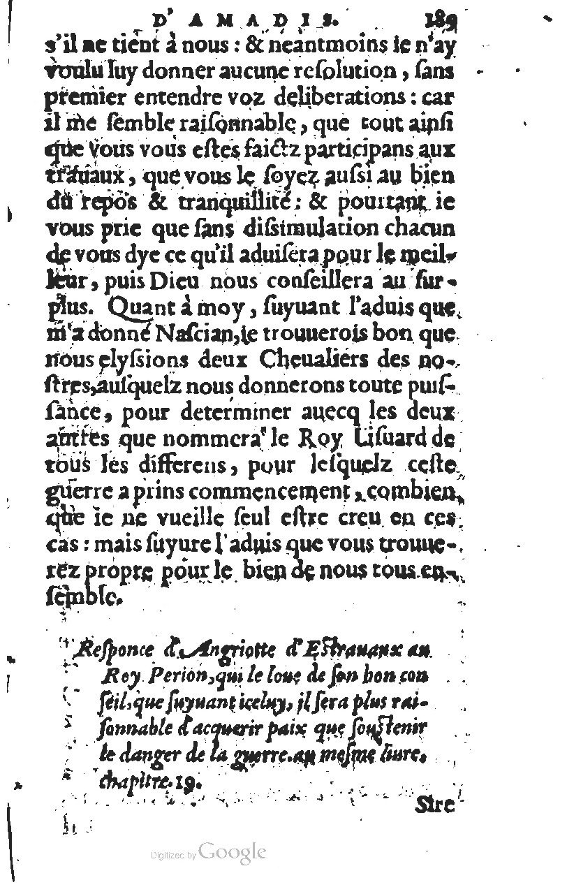 1567 - Jean Pygot - Trésor des Amadis - BM Lyon 1567 - Jean Pygot - Trésor des Amadis - BM Lyon