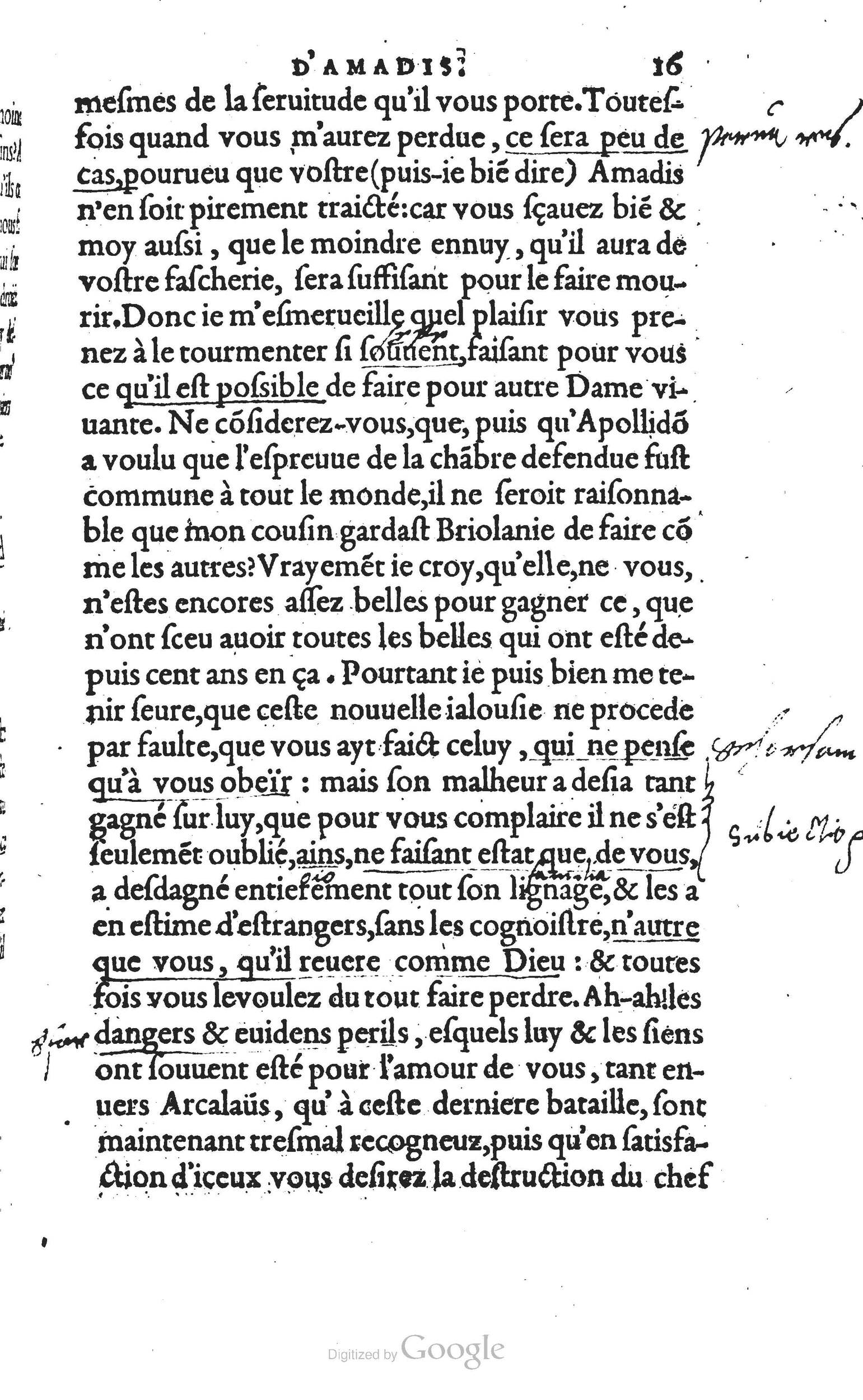 1560 - Vincent Sertenas et Gilles Robinot - Trésor des Amadis - British Library
