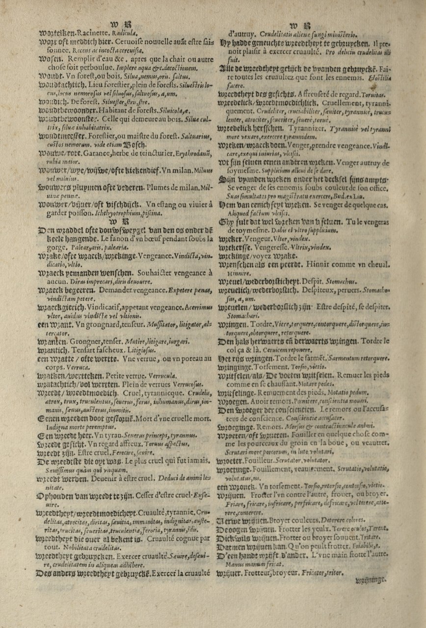 1573 - Christophe Plantin - Trésor du langage bas-allemand - Greifswald 1573 - Christophe Plantin - Trésor du langage bas-allemand - Greifswald