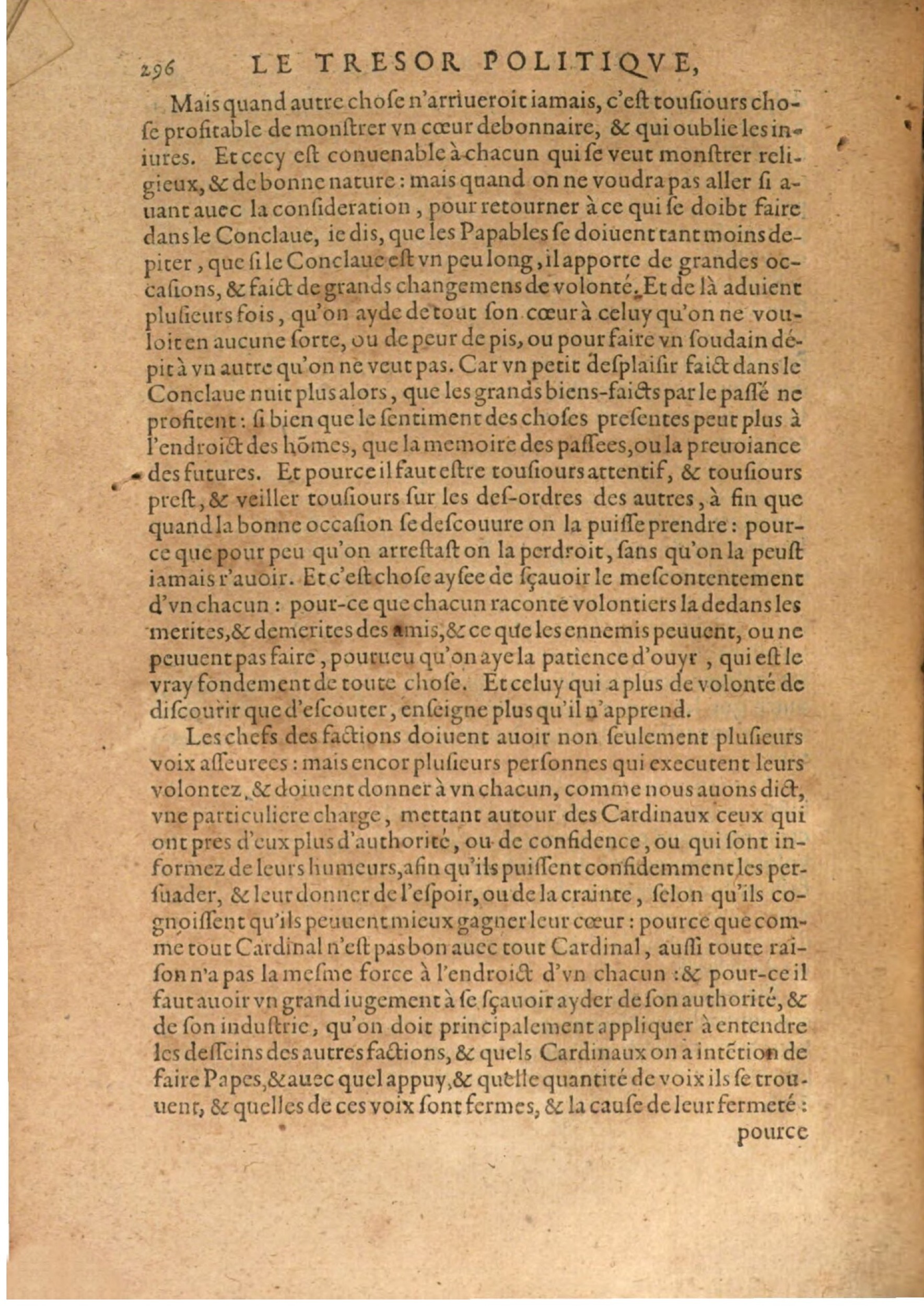 1608 - Nicolas Du Fossé - Trésor politique - BSB Munich