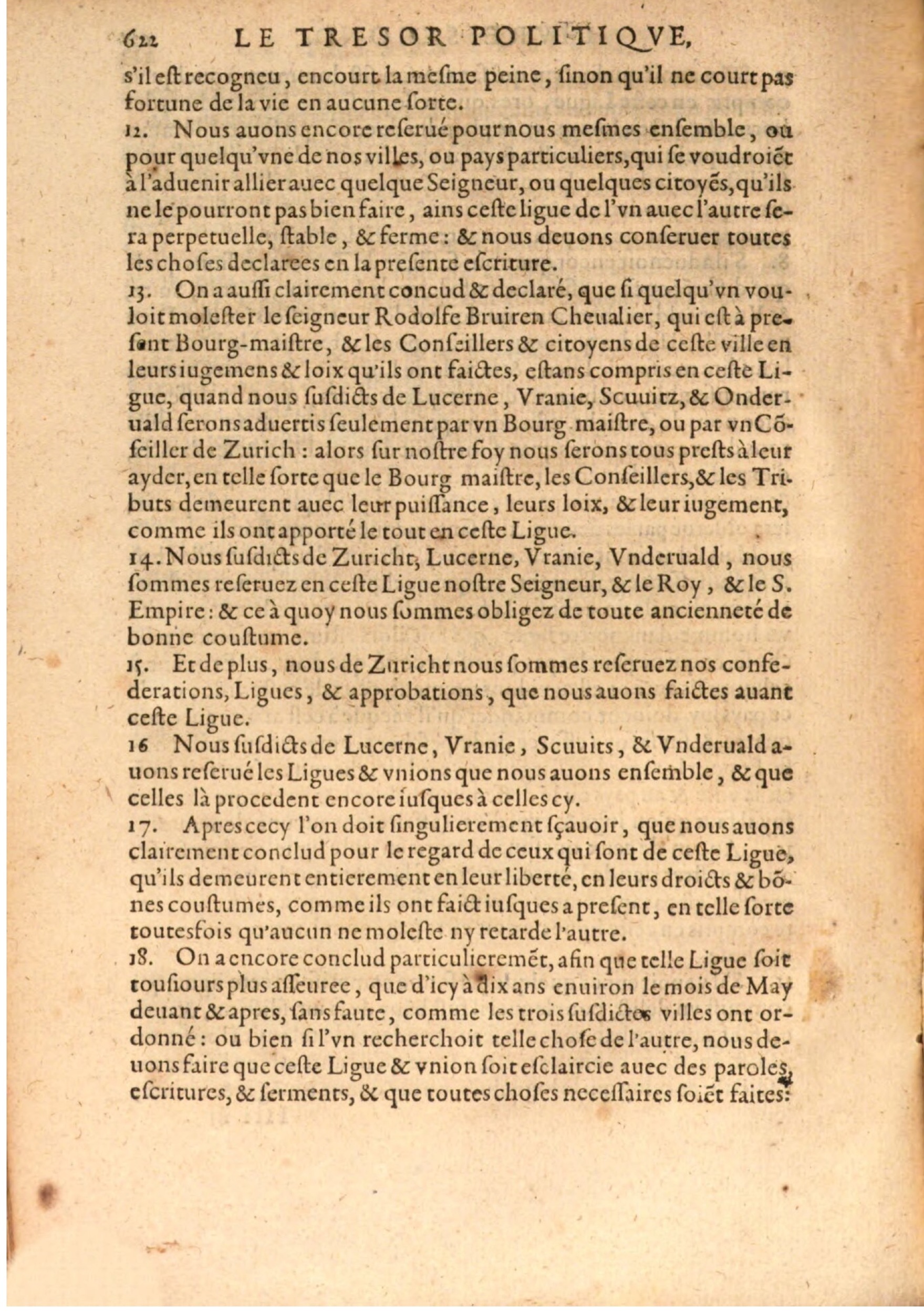 1608 - Nicolas Du Fossé - Trésor politique - BSB Munich