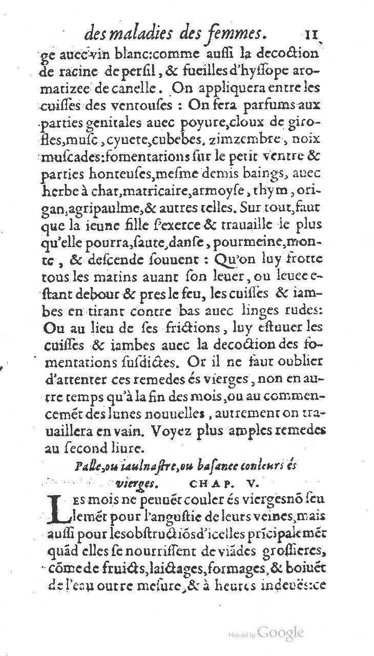 1585 - Jacques du Puis - Trésor des remèdes secrets pour les maladies des femmes - BnF