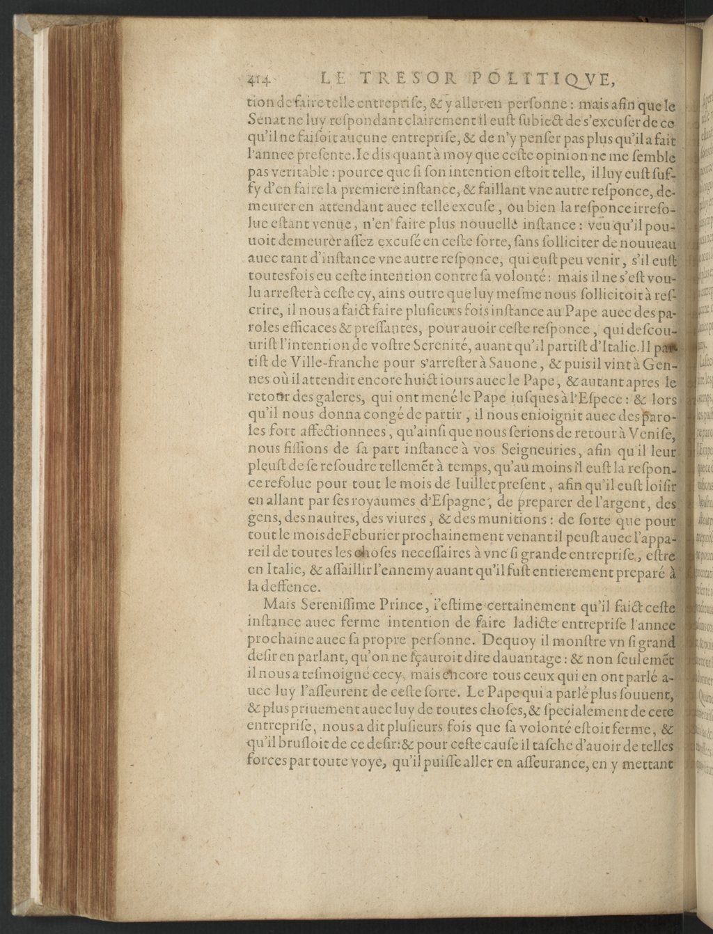 1608 - Nicolas Du Fossé - Trésor politique - BnF Tolbiac
