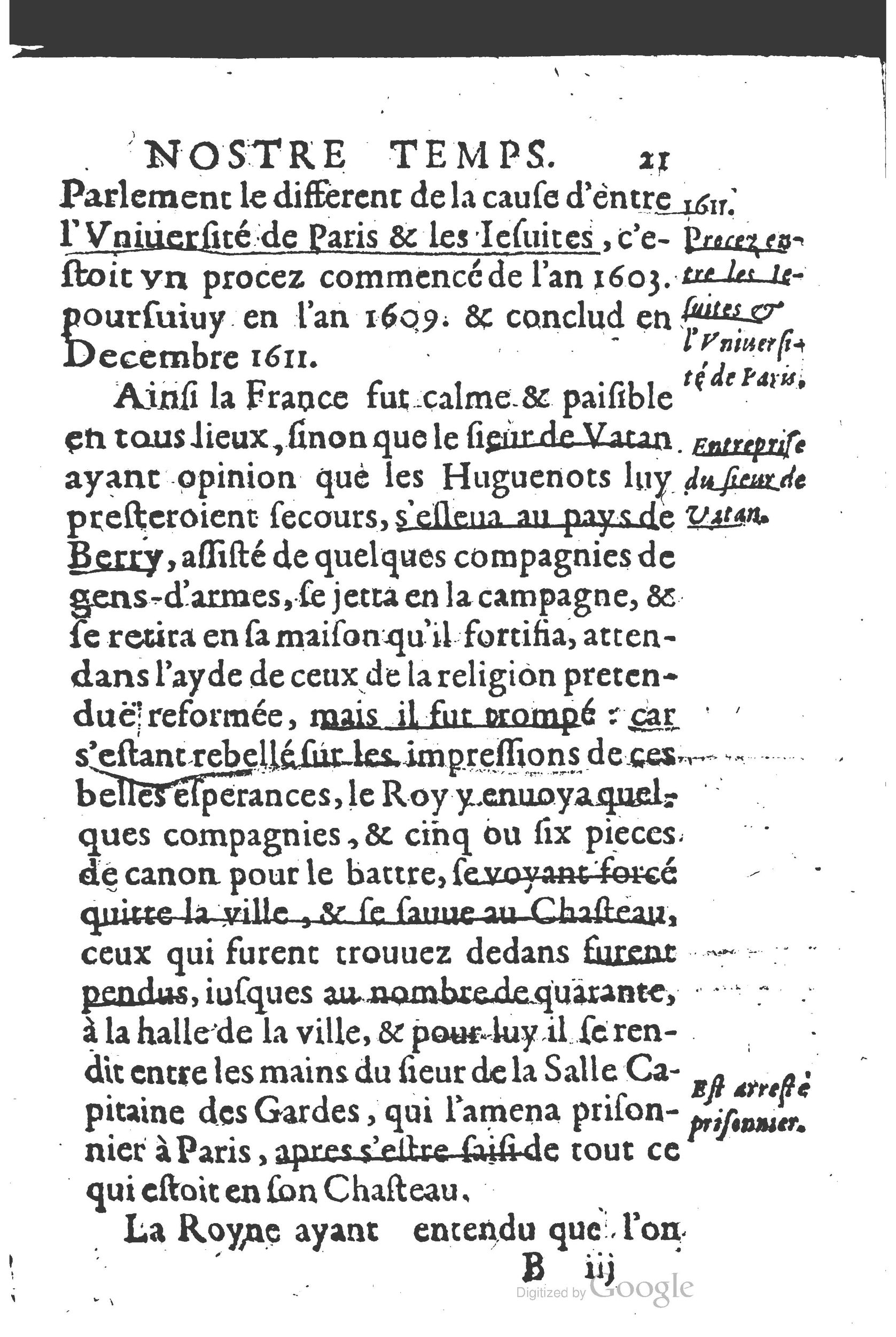 1626 - Joseph Bouillerot - Trésor de l’histoire générale de notre temps - BSB Munich
