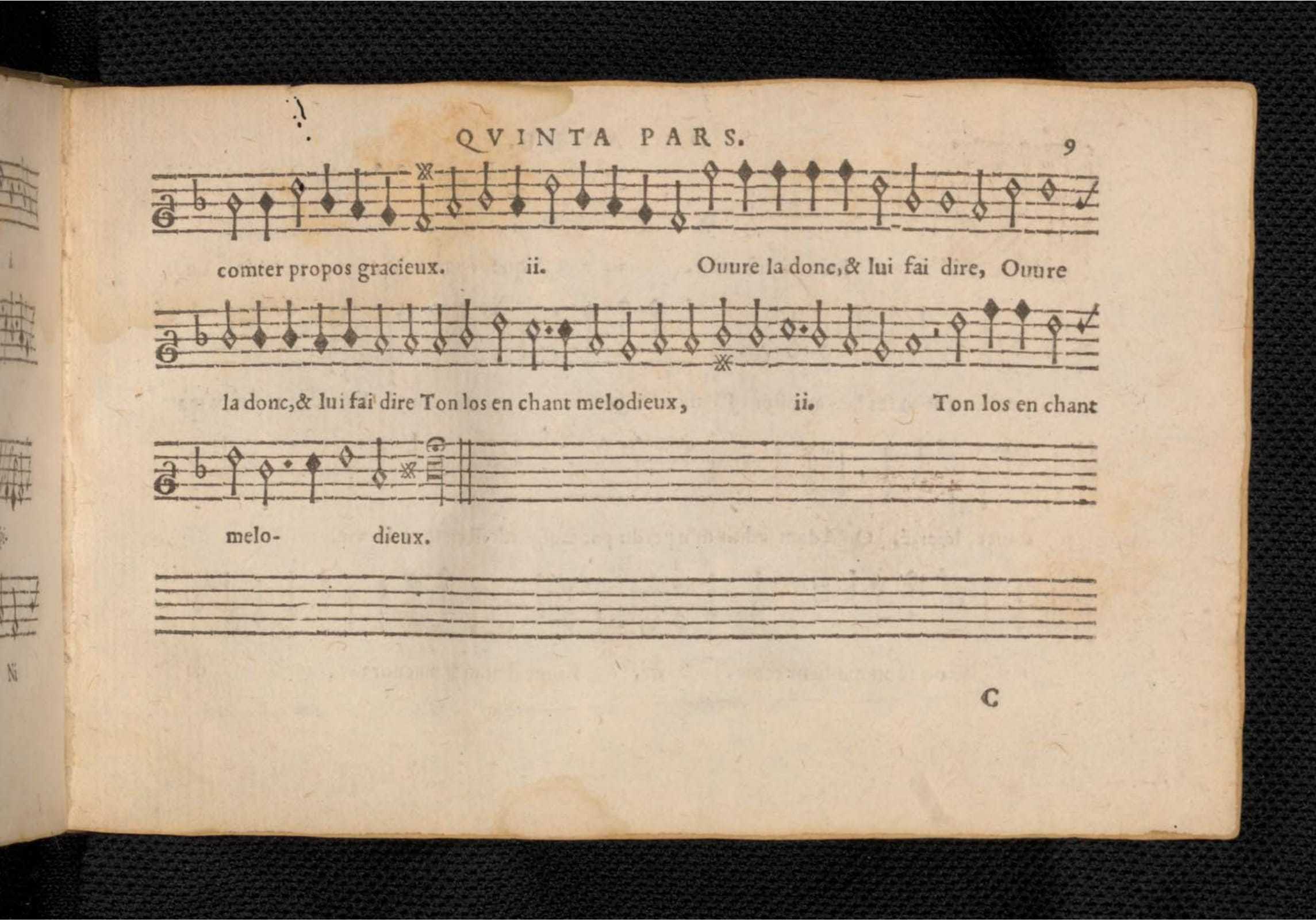 1576 - [Pierre de Saint-André] - Trésor de musique d’Orlande de Lassus Quinta et Sexta pars - KBR Bruxelles