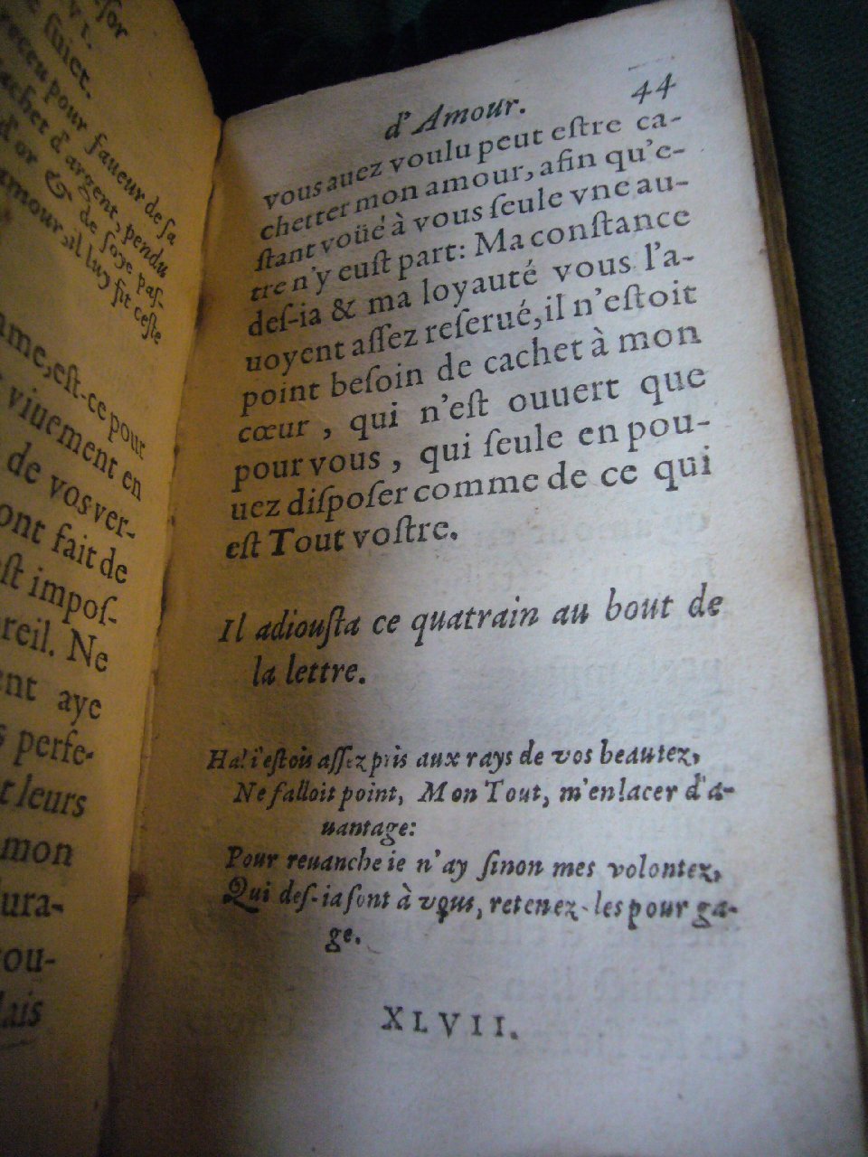 1597 - Matthieu Guillemot - Trésor d’amour - BnF Arsenal