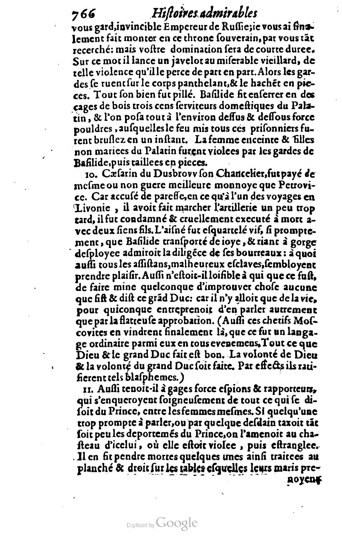 1628 - Jacques Crespin - Trésor d’histoires admirables et mémorables - BSB Munich