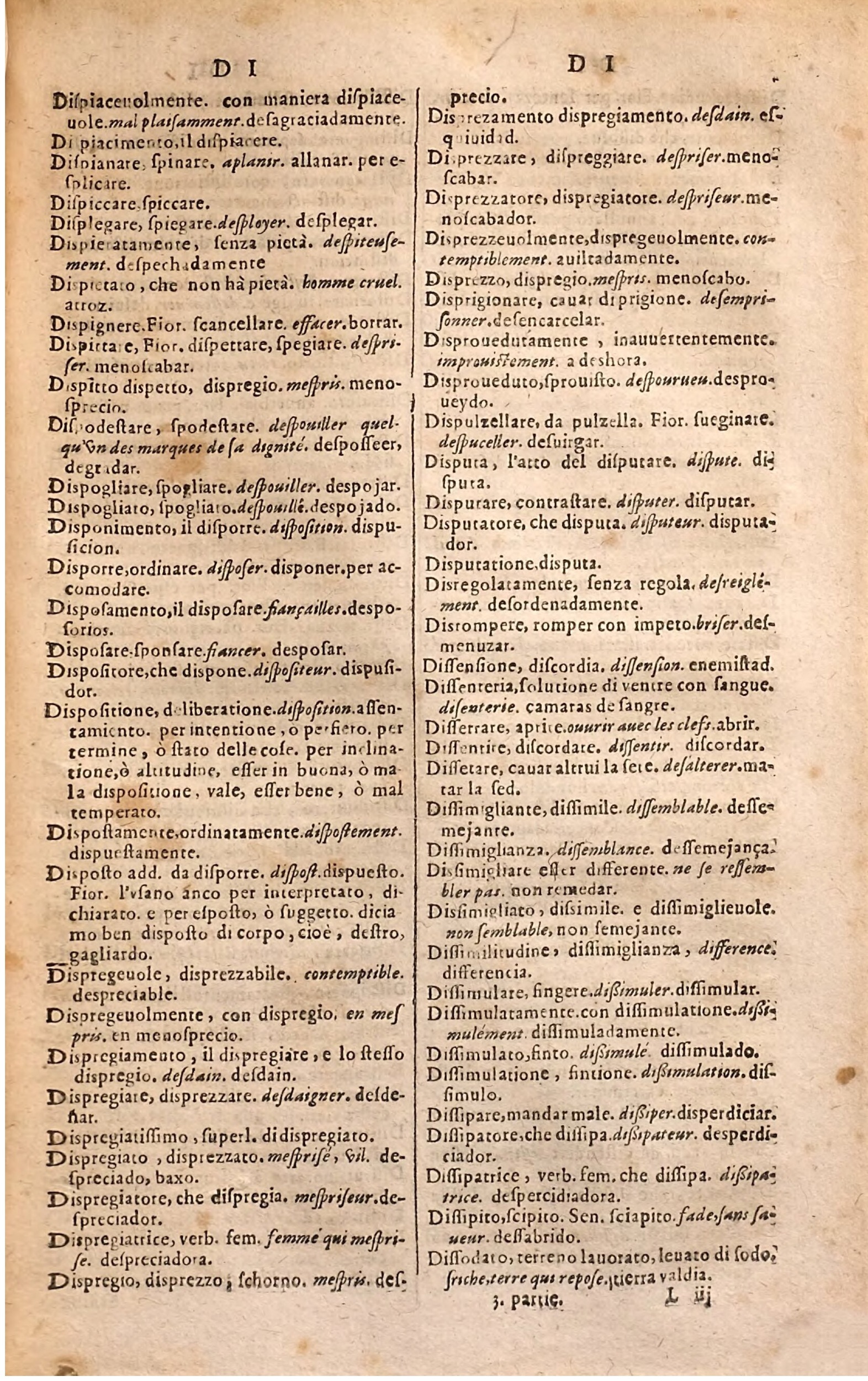 1627 - Jacques Crespin - Trésor des trois langues (Troisième partie) - Regensburg