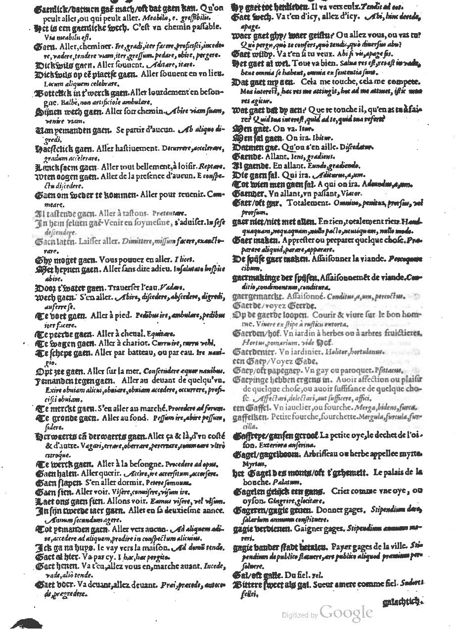 1573 - Christophe Plantin - Trésor du langage bas-allemand - BM Lyon