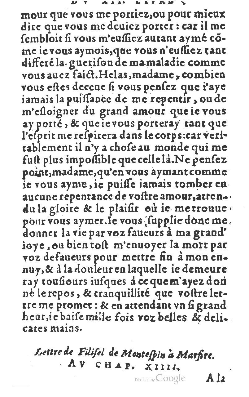 1582 - Jean Huguetan - Trésor des Amadis T. 1 - BM Lyon