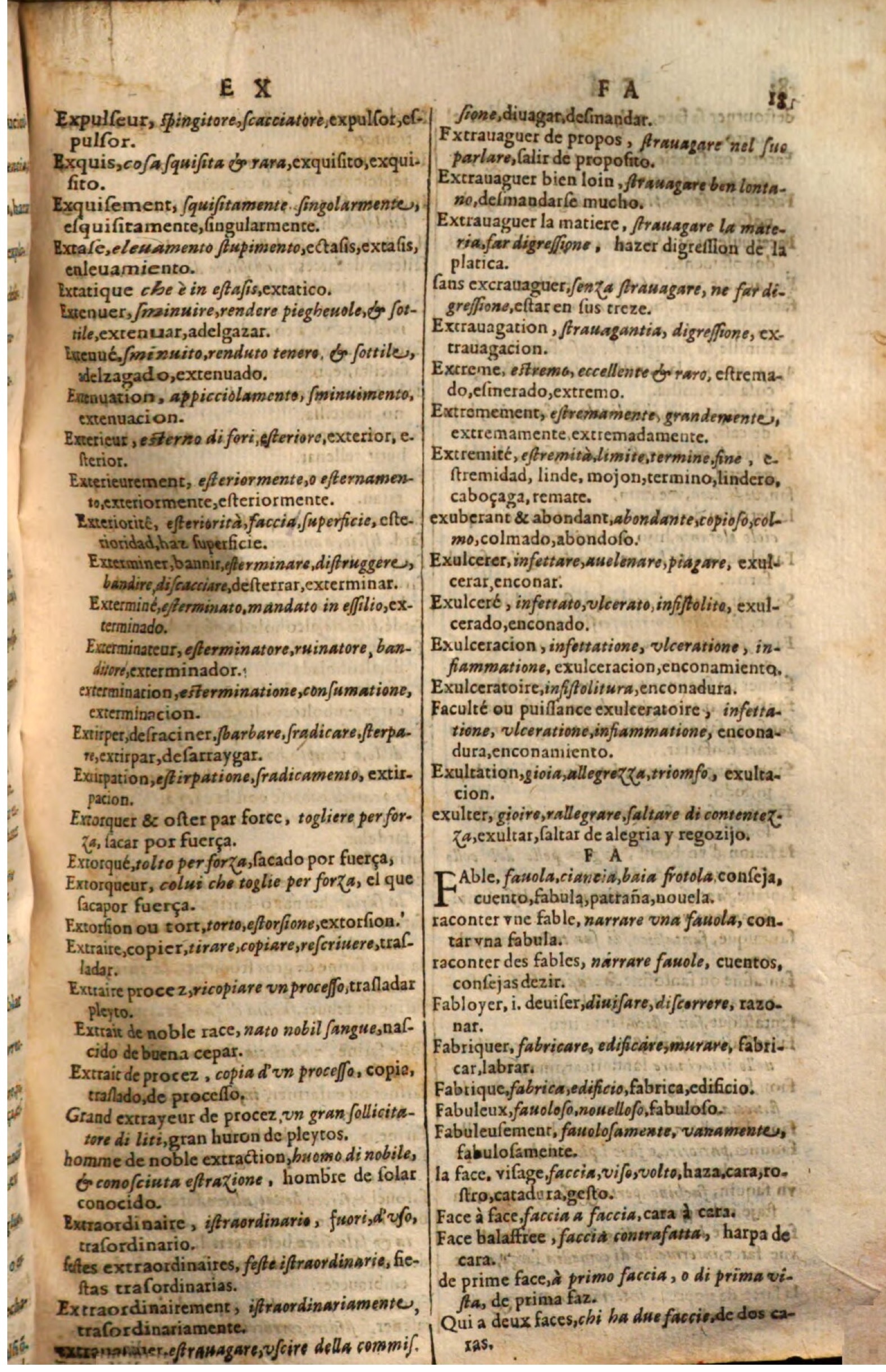 1644 - Jacques Crespin - Trésor des trois langues - Passau 1644 - Jacques Crespin - Trésor des trois langues - Passau