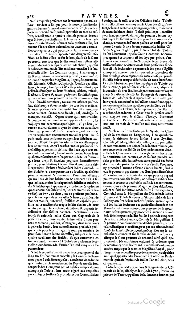 1629 - Veuve Nicolas Buon - Trésor du droit français (29620 T. 2) - BM Lyon