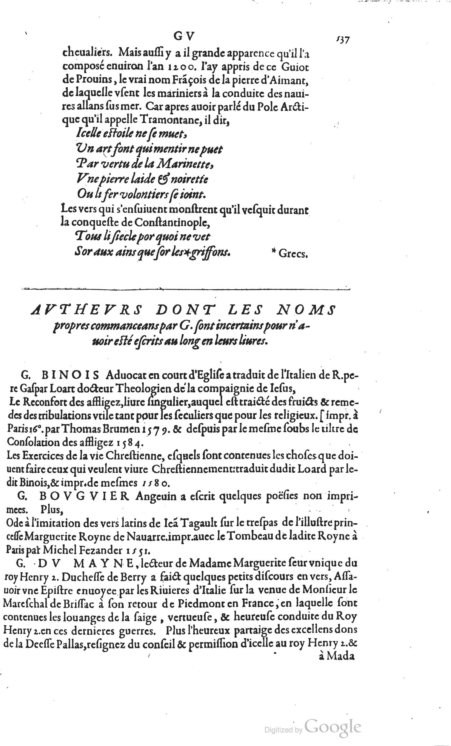 1585 - Barthélemy Honorat - Bibliothèques françaises - BSB Munich