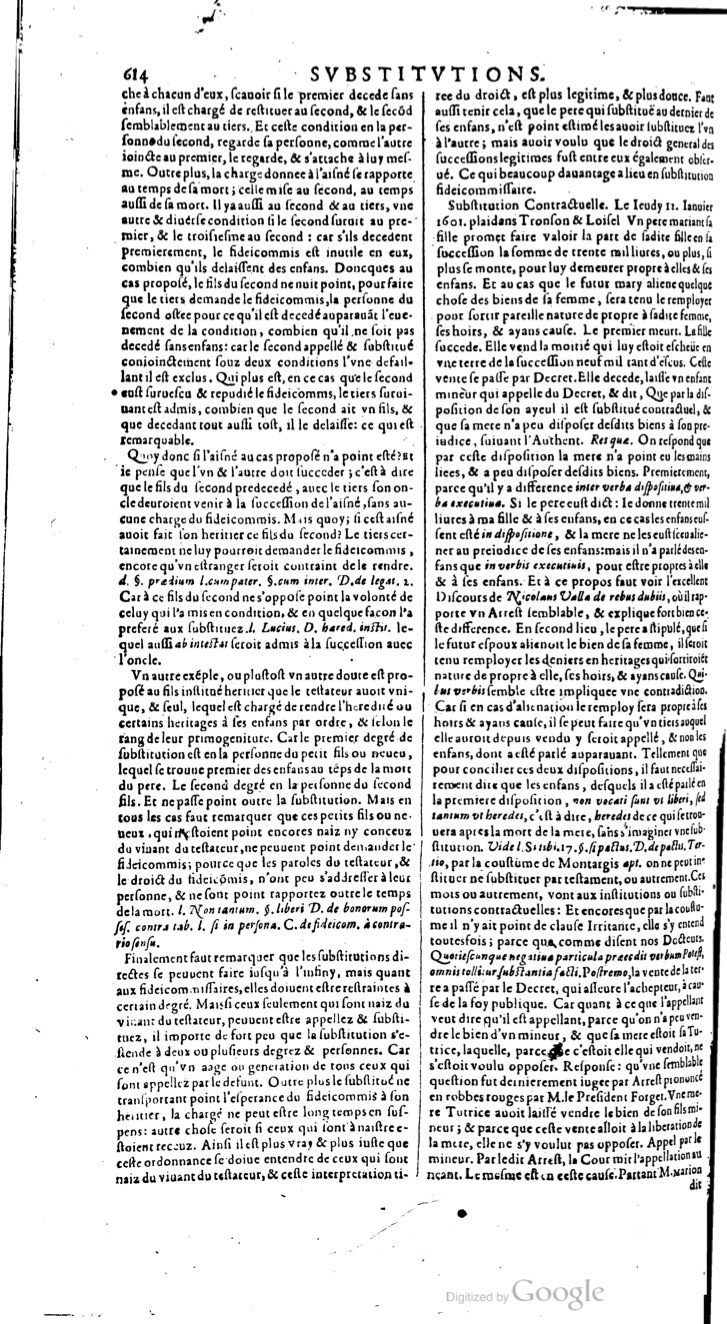 1629 - Veuve Nicolas Buon - Trésor du droit français (21754 T. 3) - BM Lyon