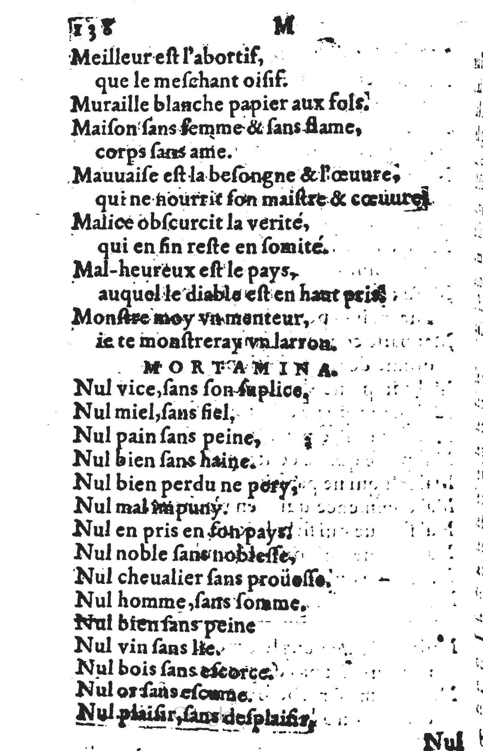 1578 - Nicolas Lescuyer - Trésor des sentences dorées - UGent