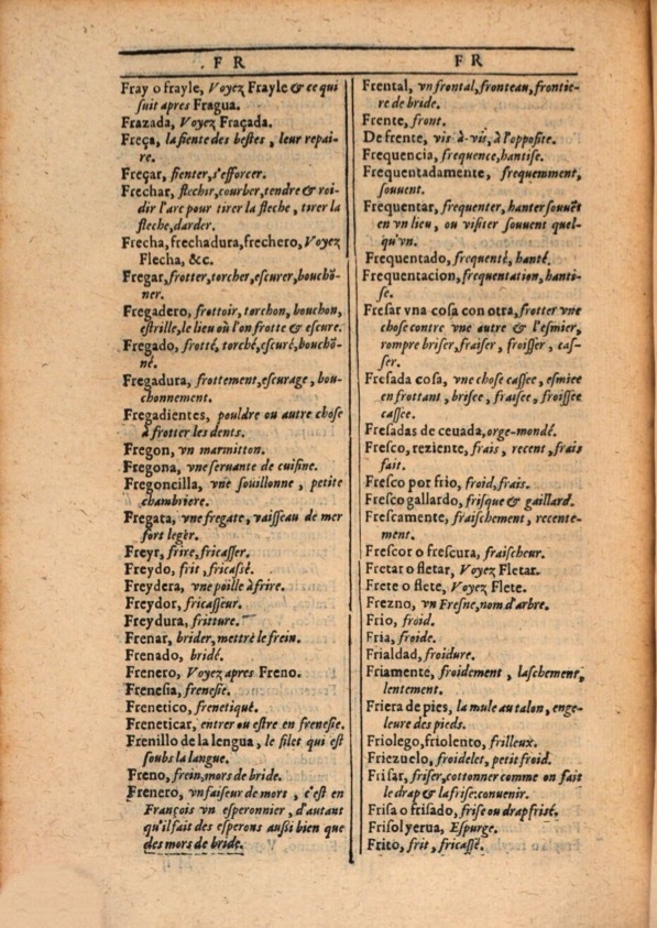 1607 - Marc Orry - Trésor des deux langues espagnole et française (Première et Seconde parties) - ÖNB Wien