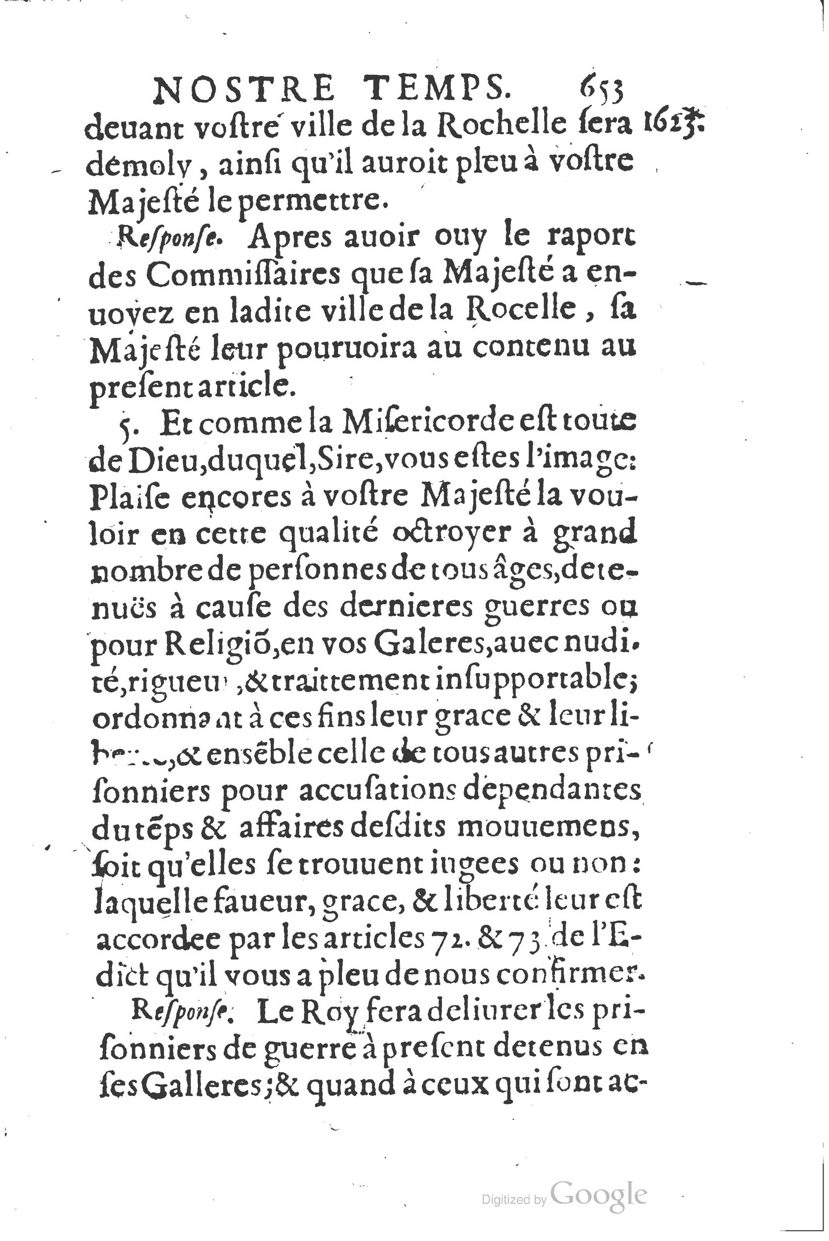 1626 - Joseph Bouillerot - Trésor de l’histoire générale de notre temps - BSB Munich