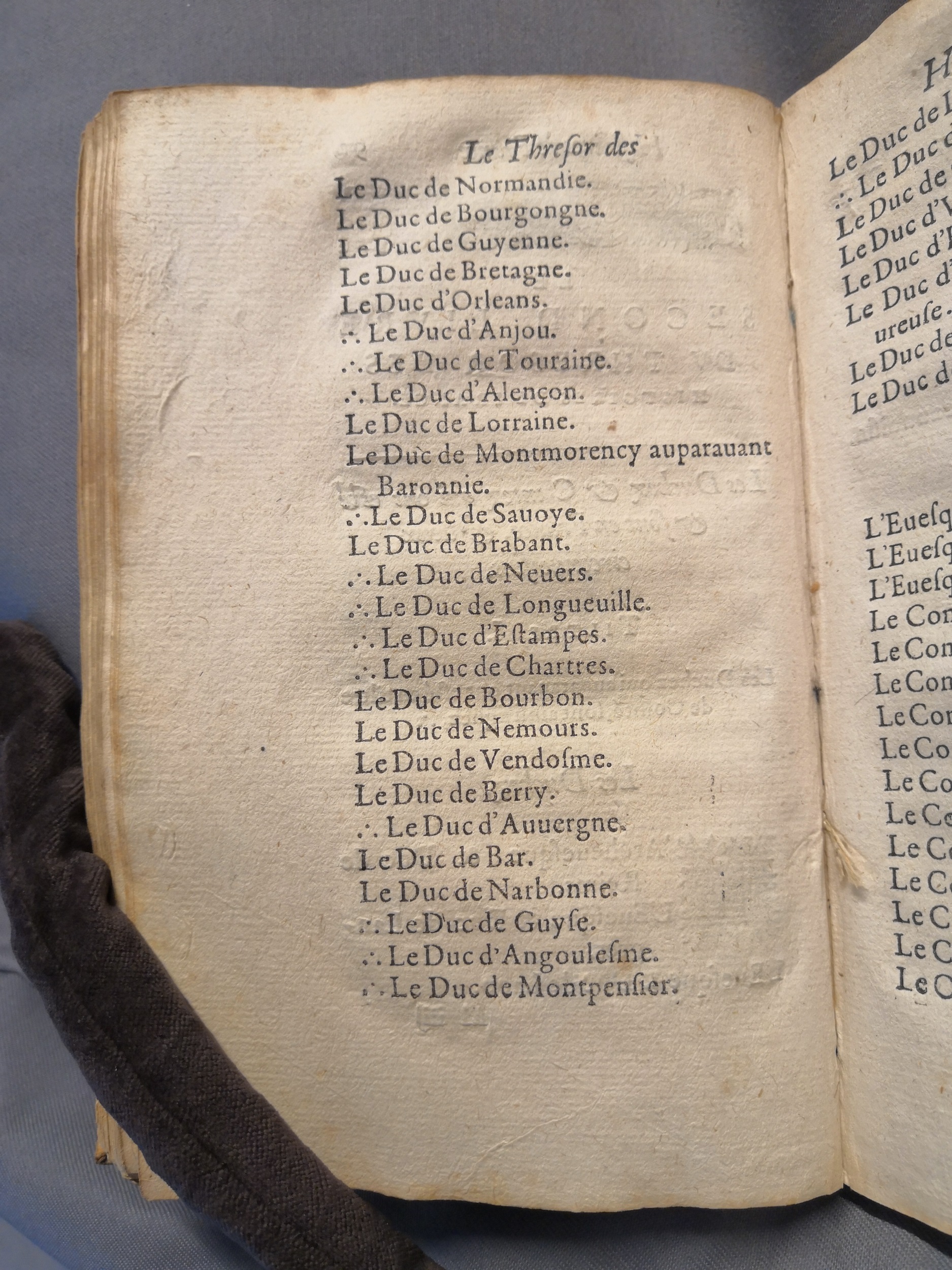 1614 - Jean Corrozet - Trésor des histoires de France - Amsterdam