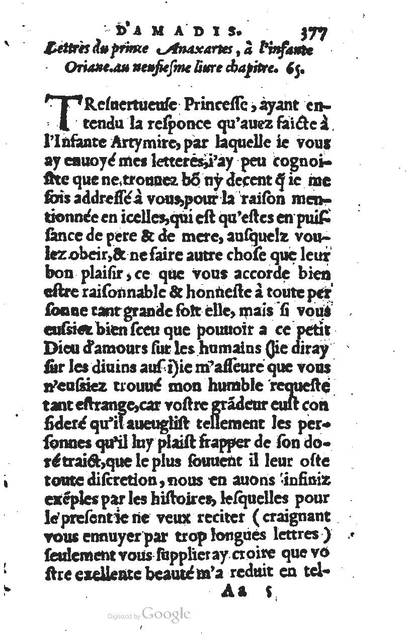 1567 - Jean Pygot - Trésor des Amadis - BM Lyon 1567 - Jean Pygot - Trésor des Amadis - BM Lyon