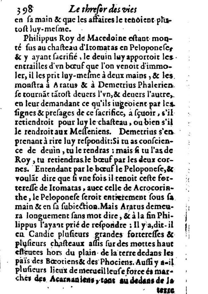 1611 - Pierre Rigaud - Trésor des vies de Plutarque - BM Lyon