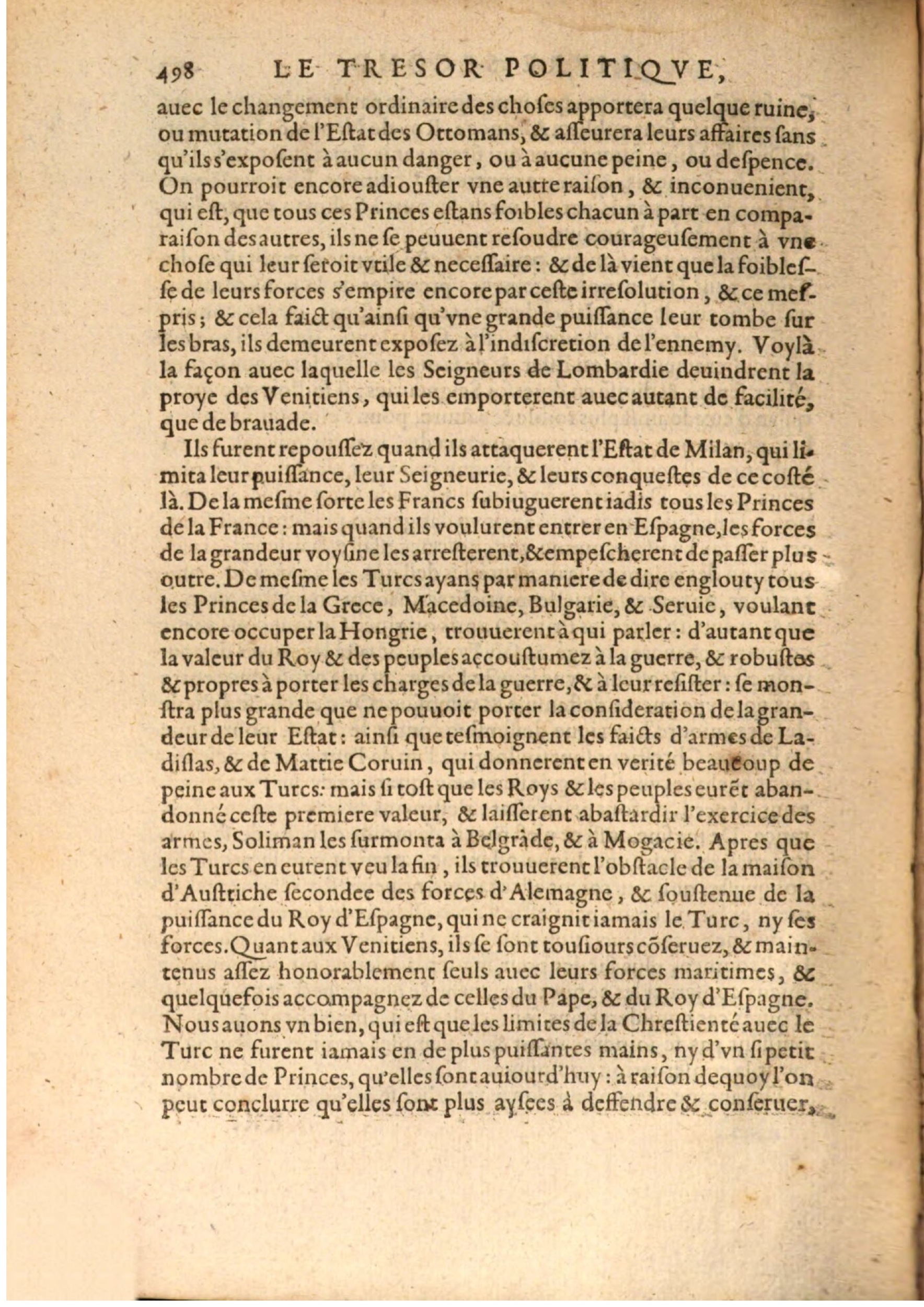 1608 - Nicolas Du Fossé - Trésor politique - BSB Munich