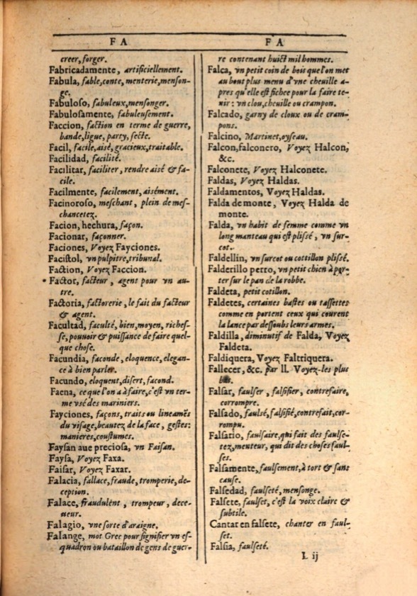 1607 - Marc Orry - Trésor des deux langues espagnole et française (Première et Seconde parties) - ÖNB Wien