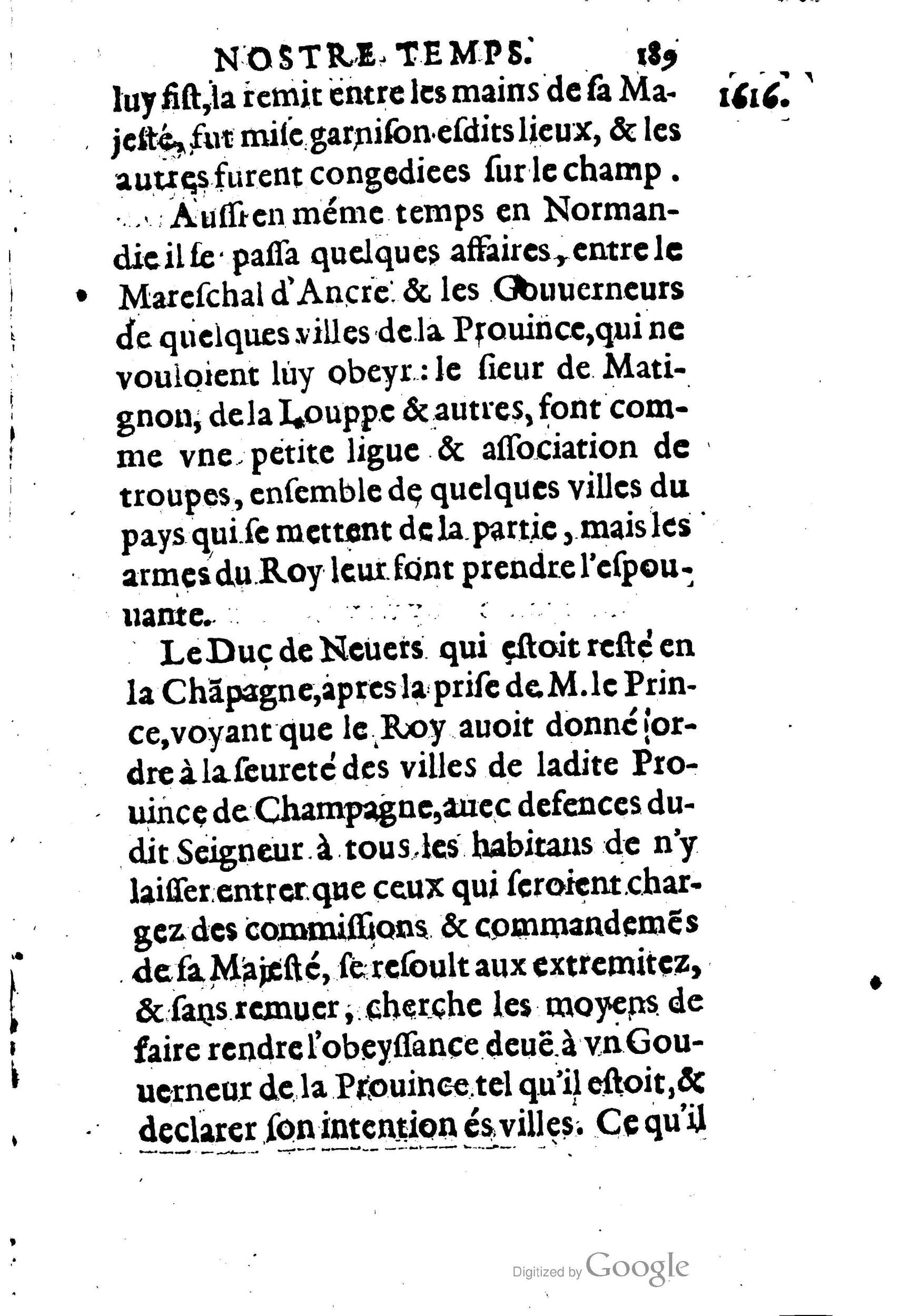 1623 - Joseph Bouillerot - Trésor de l’histoire générale de notre temps - BM Lyon