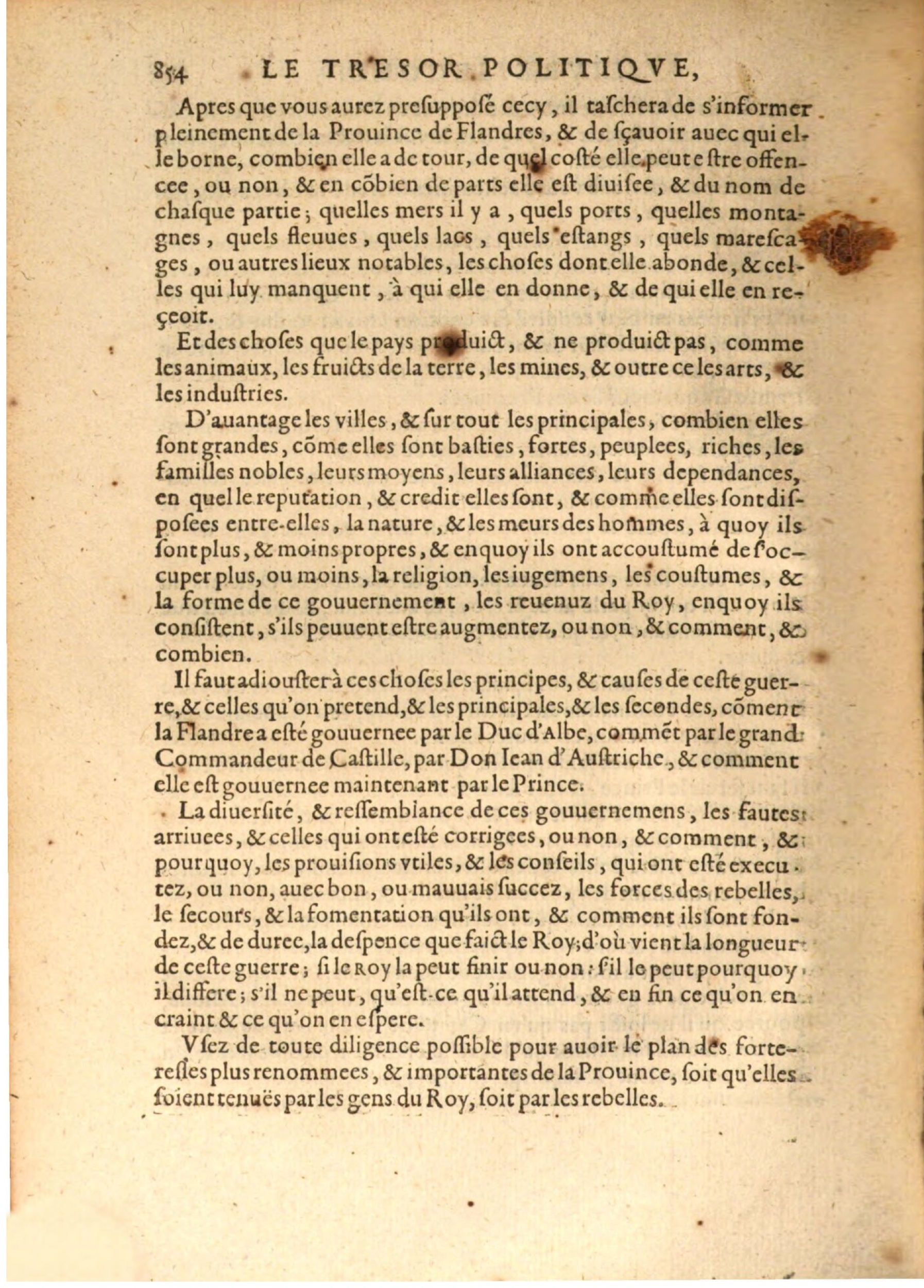 1608 - Nicolas Du Fossé - Trésor politique - BSB Munich 1608 - Nicolas Du Fossé - Trésor politique - BSB Munich