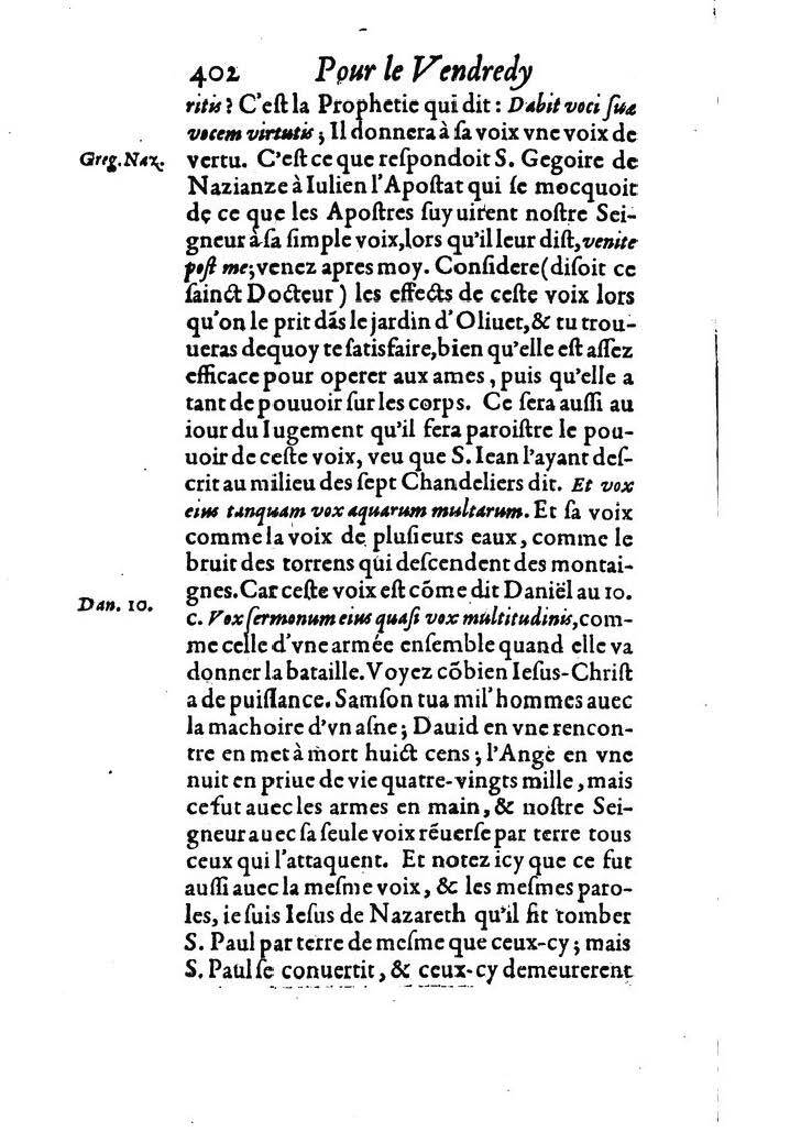 1607 - Nicolas Du Fossé - Trésor quadragésimal - T 02 - BM Lyon