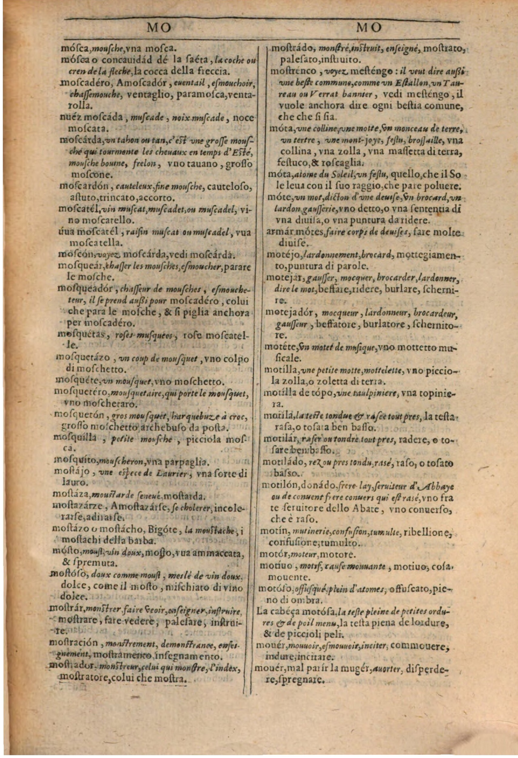 1609 - Philippe Albert et Alexandre Pernet - Trésor des trois langues française, italienne et espagnole (Première partie) - BSB Munich 1609 - Philippe Albert et Alexandre Pernet - Trésor des trois langues française, italienne et espagnole (Première partie) - BSB Munich