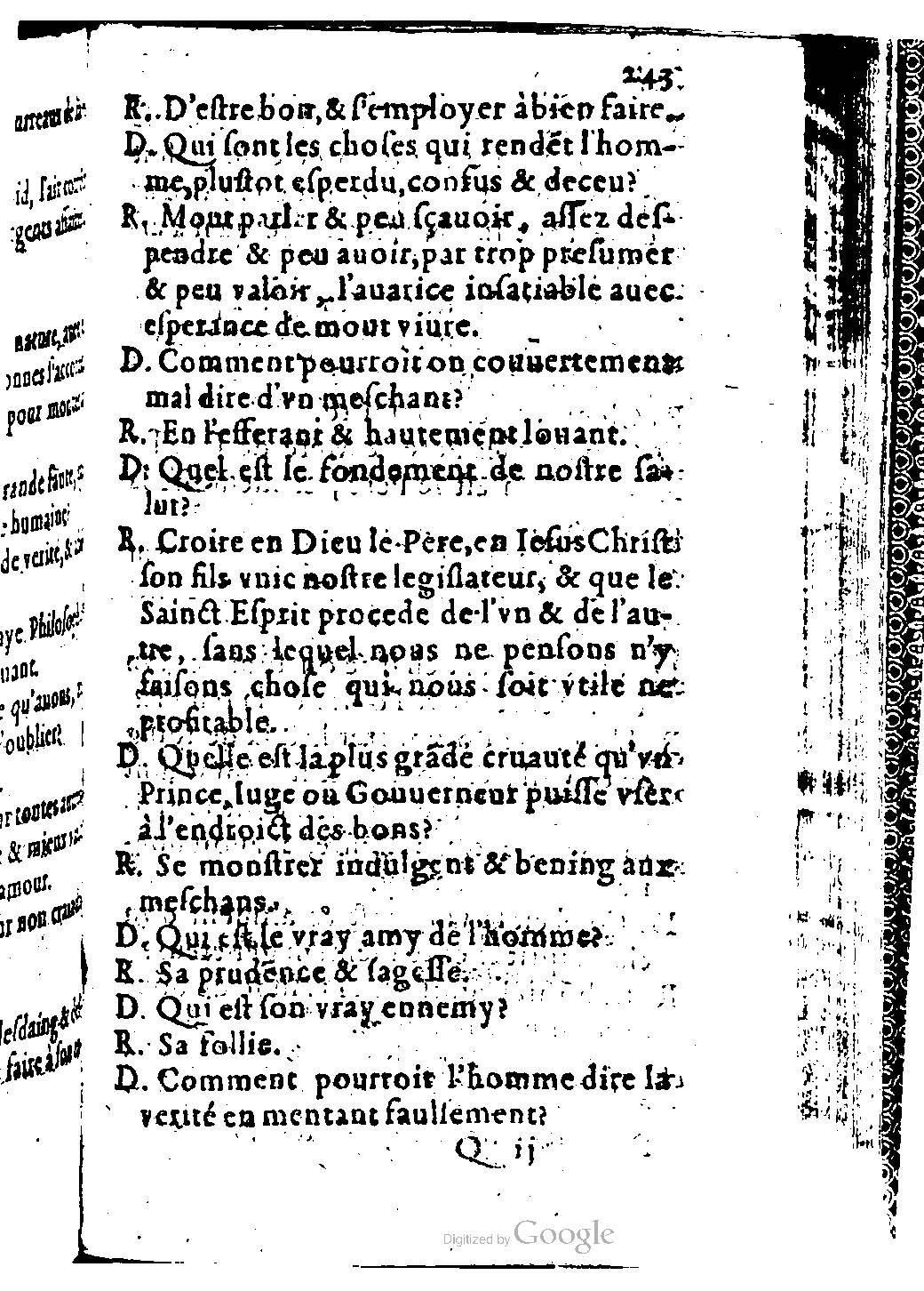1582 - Nicolas Bonfons - Trésor des sentences dorées - BM Lyon 1582 - Nicolas Bonfons - Trésor des sentences dorées - BM Lyon