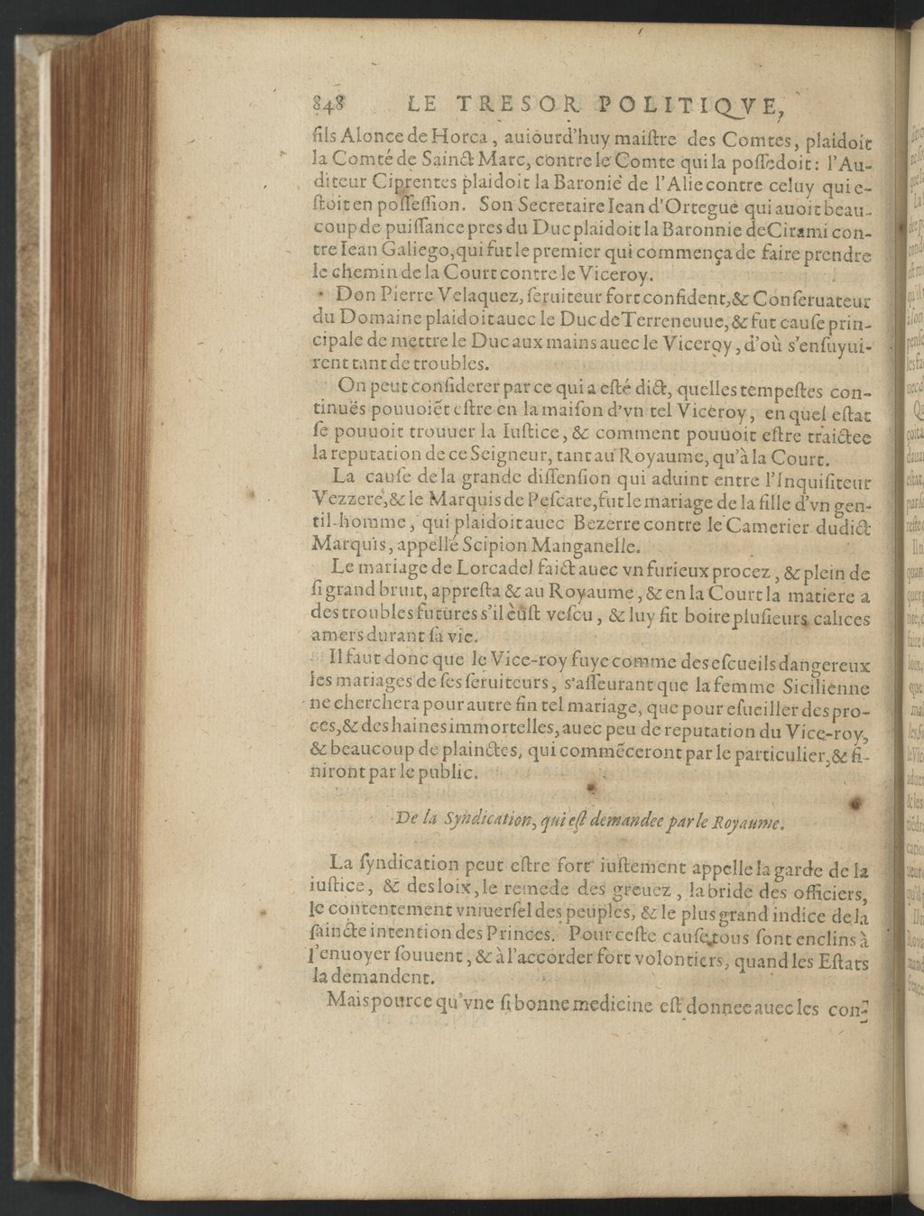 1608 - Nicolas Du Fossé - Trésor politique - BnF Tolbiac