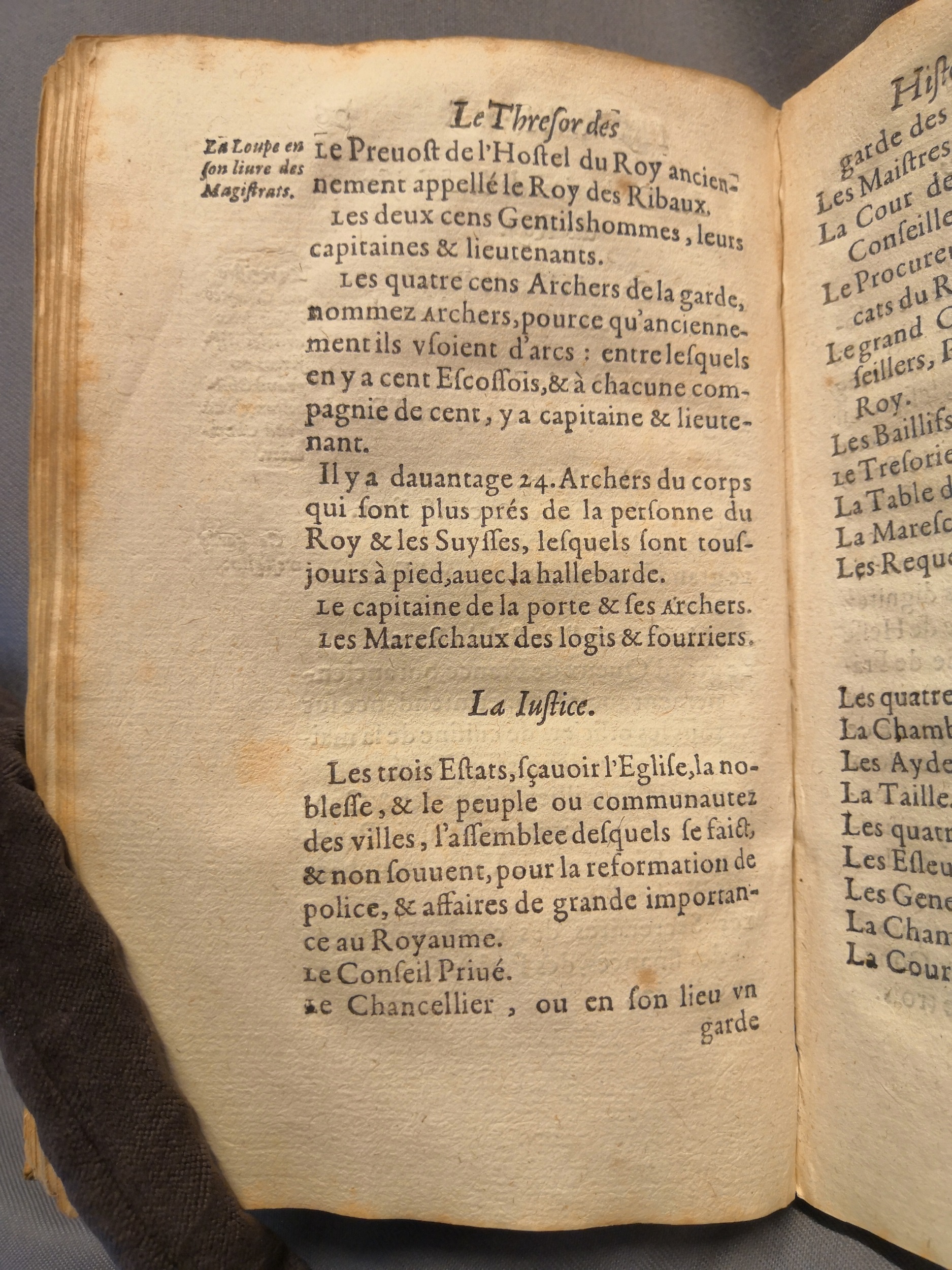 1614 - Jean Corrozet - Trésor des histoires de France - Amsterdam